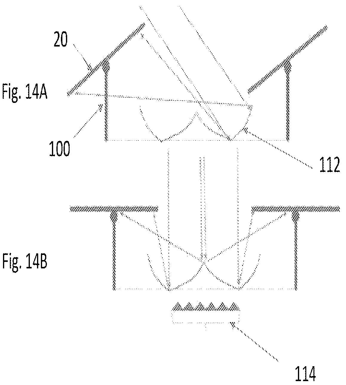 Patent US12126300 Figure 14 – Light management systems for optimizing performance of bifacial solar module