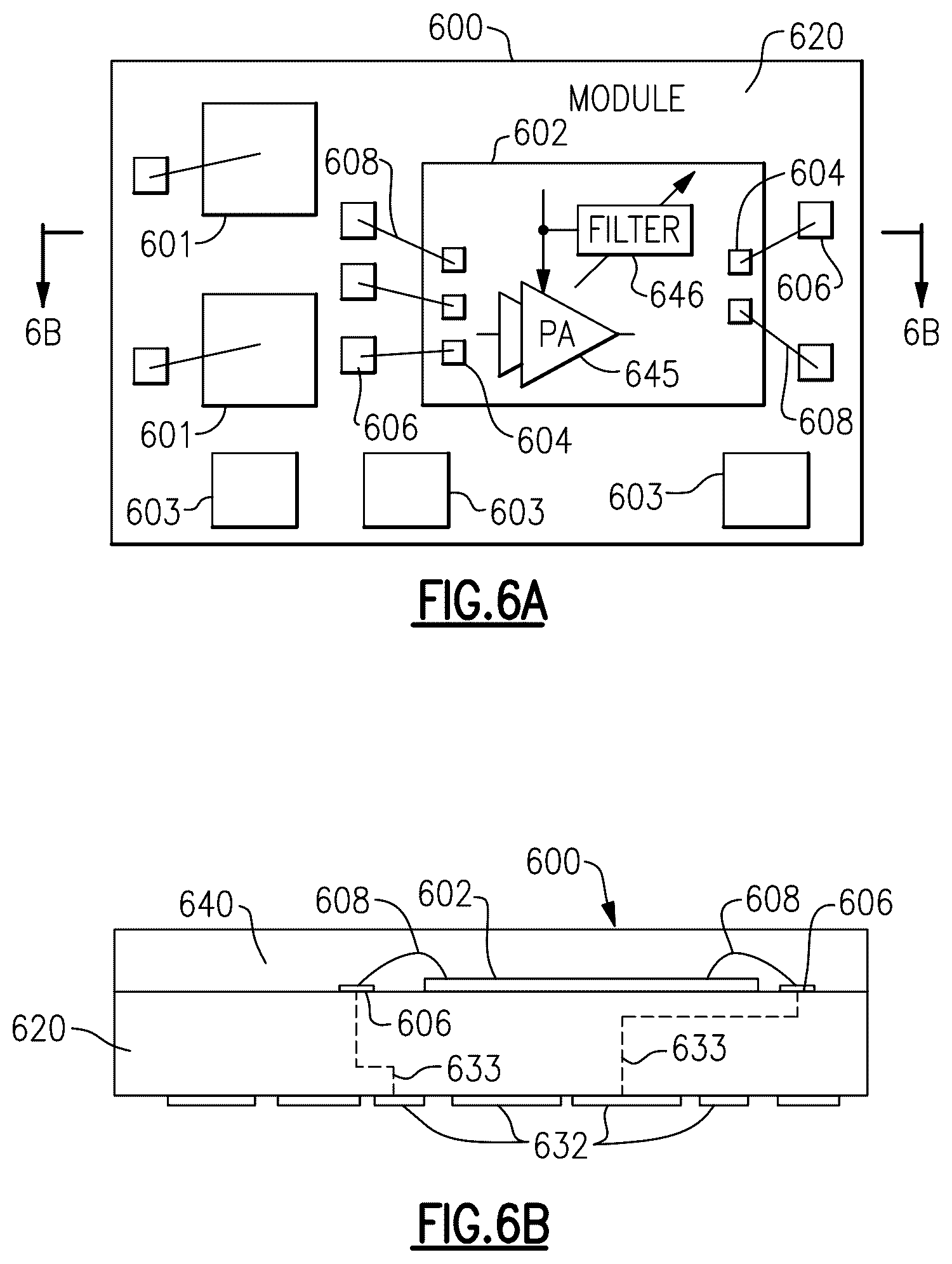 Patent US12126307 Figure 7 – Power amplifier modules with controllable envelope tracking noise filters