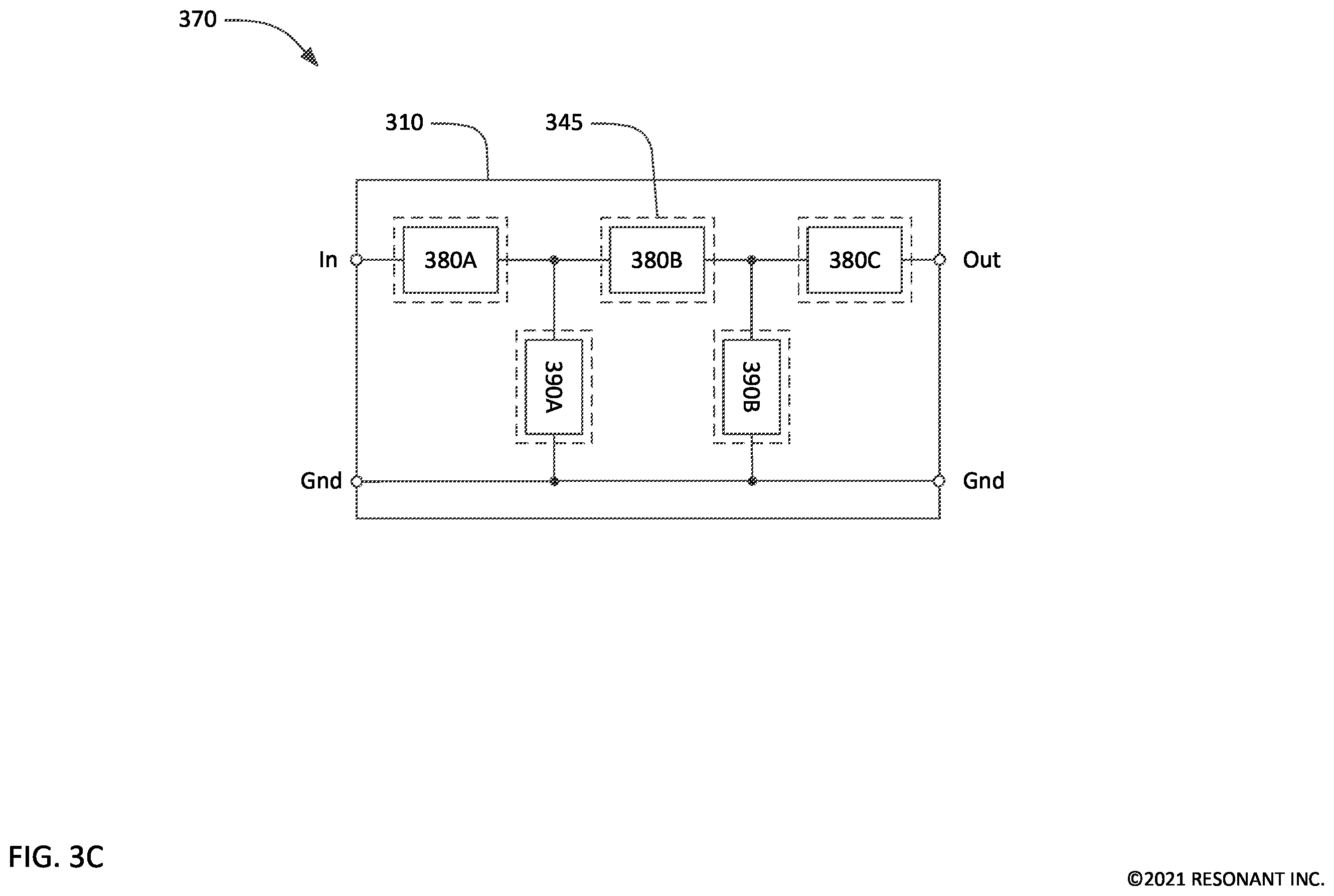 Patent US12126316 Figure 5 – Transversely-excited film bulk acoustic resonator