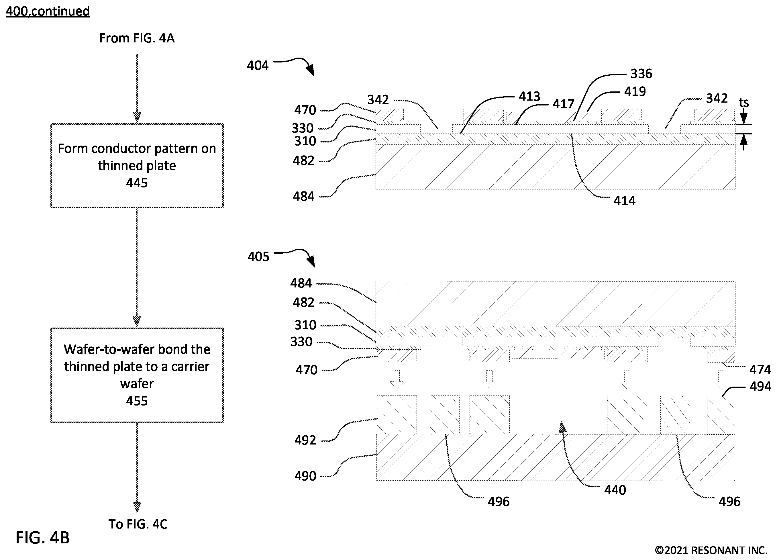 Patent US12126316 Figure 7 – Transversely-excited film bulk acoustic resonator