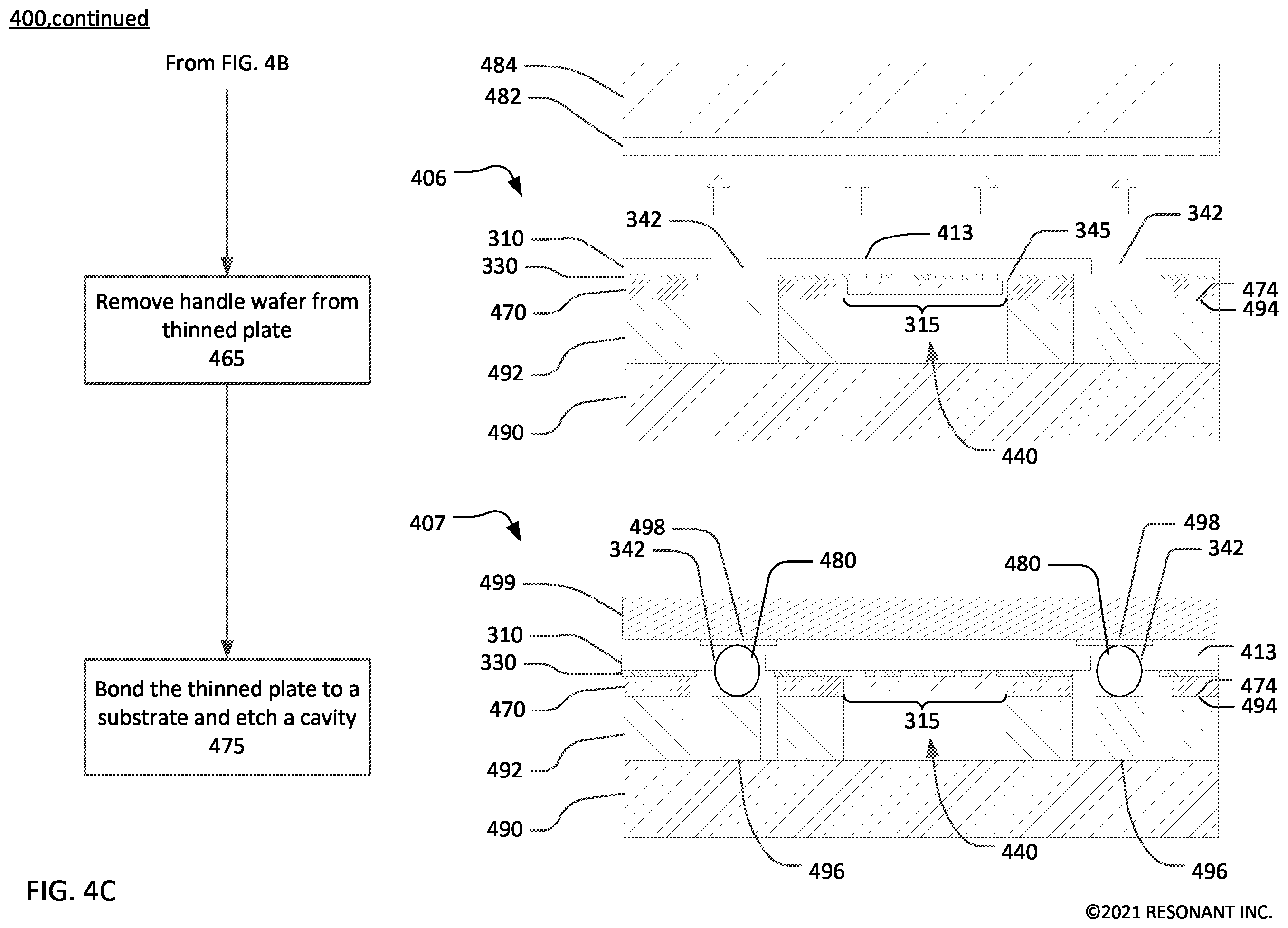 Patent US12126316 Figure 8 – Transversely-excited film bulk acoustic resonator