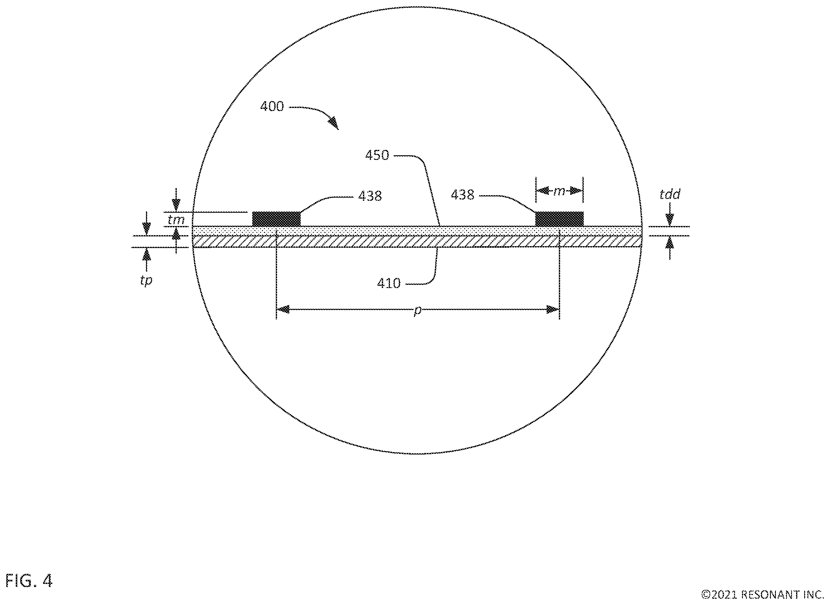 Patent US12126318 Figure 4 – Filters using decoupled transversely-excited film bulk acoustic resonators