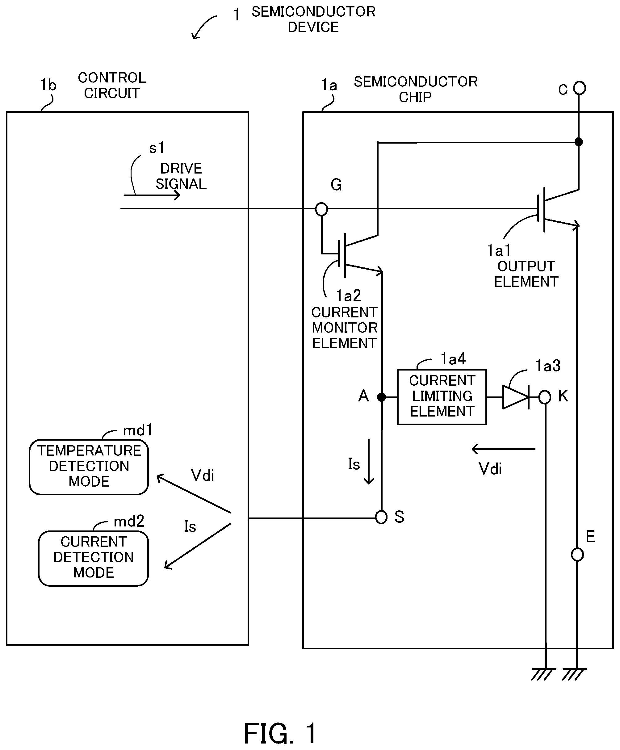 Patent US12126330 Figure 1 – Semiconductor device