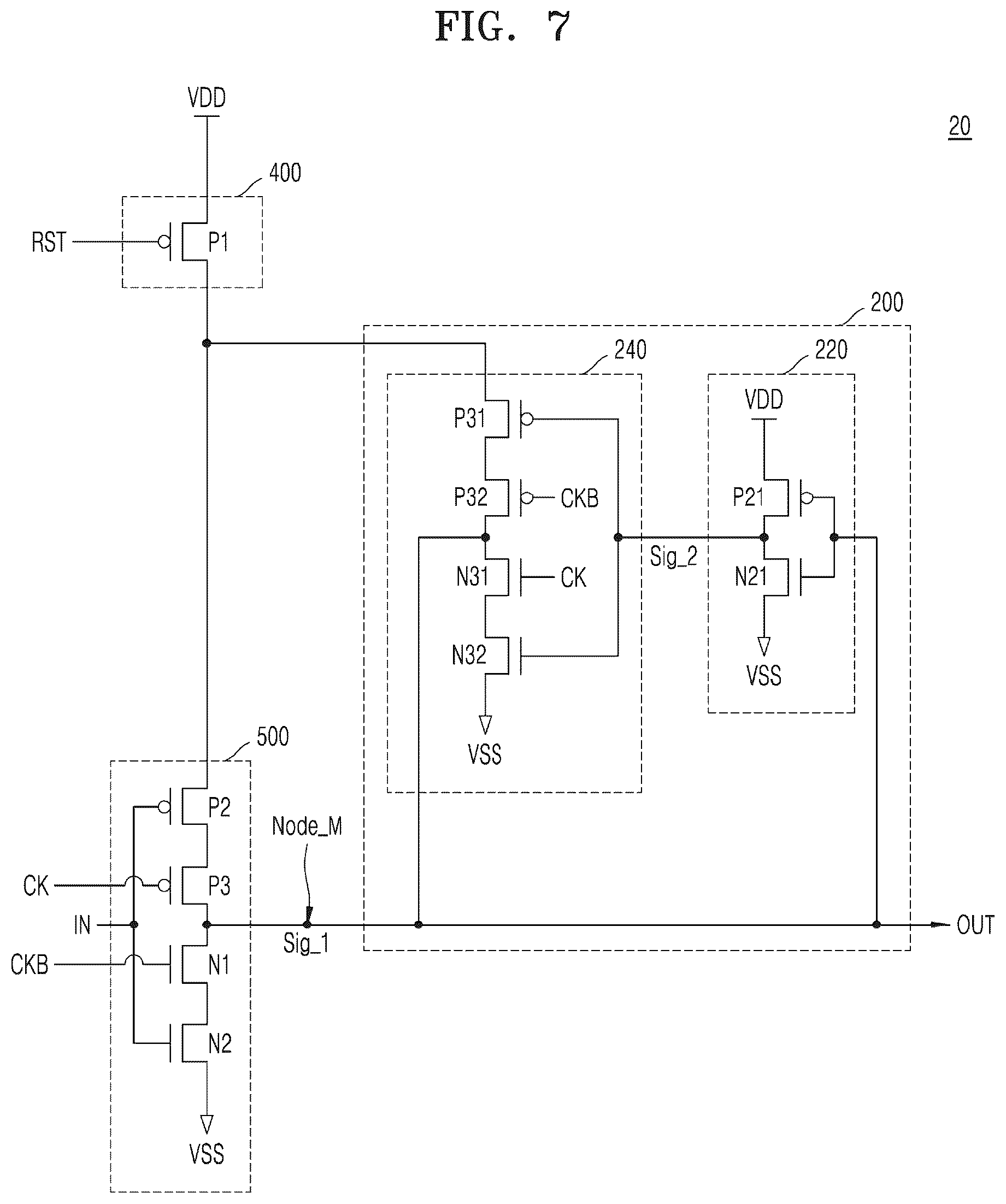 Patent US12126343 Figure 9 – Flip-flop, master-slave flip-flop, and operating method thereof