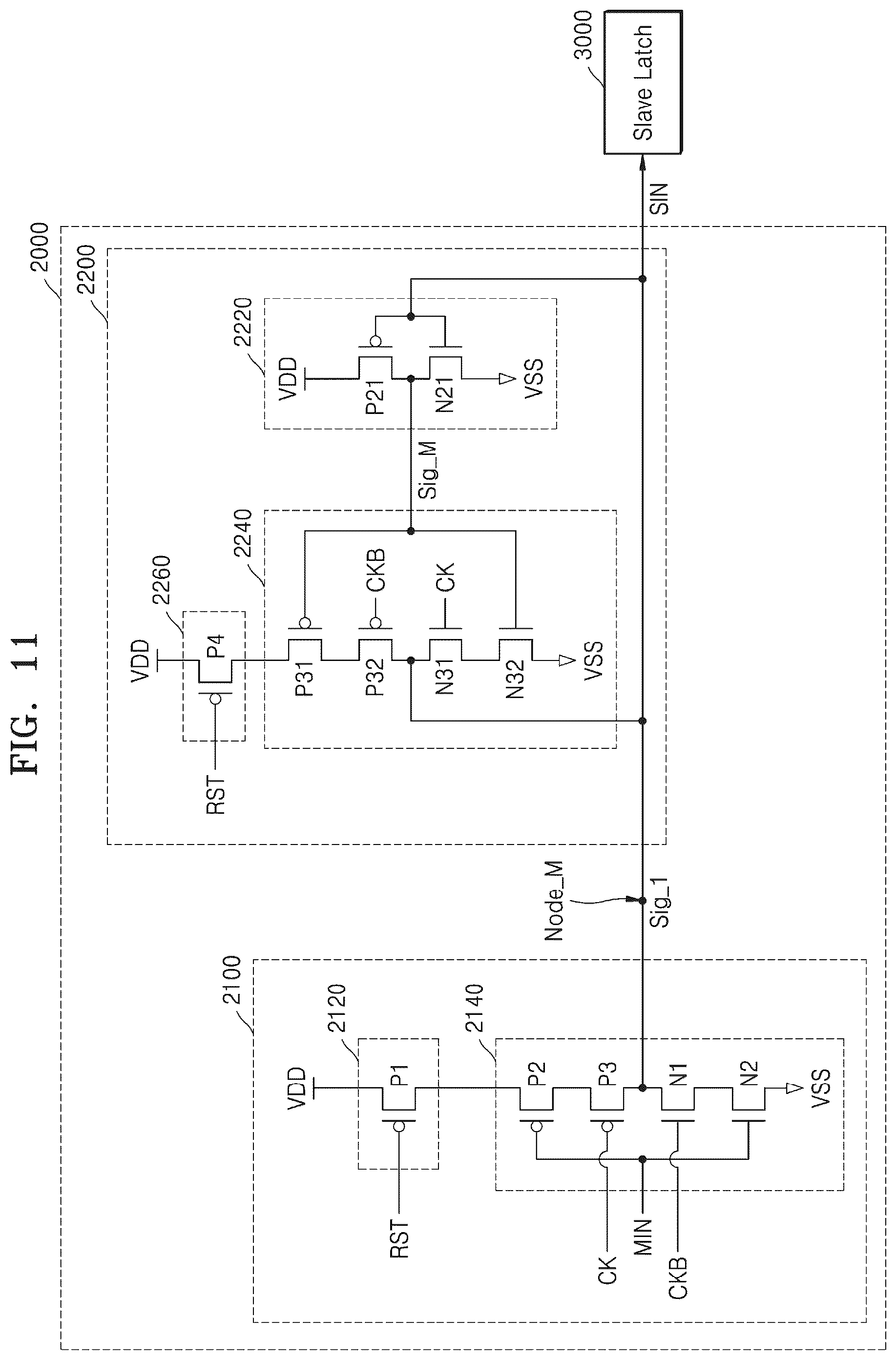 Patent US12126343 Figure 13 – Flip-flop, master-slave flip-flop, and operating method thereof