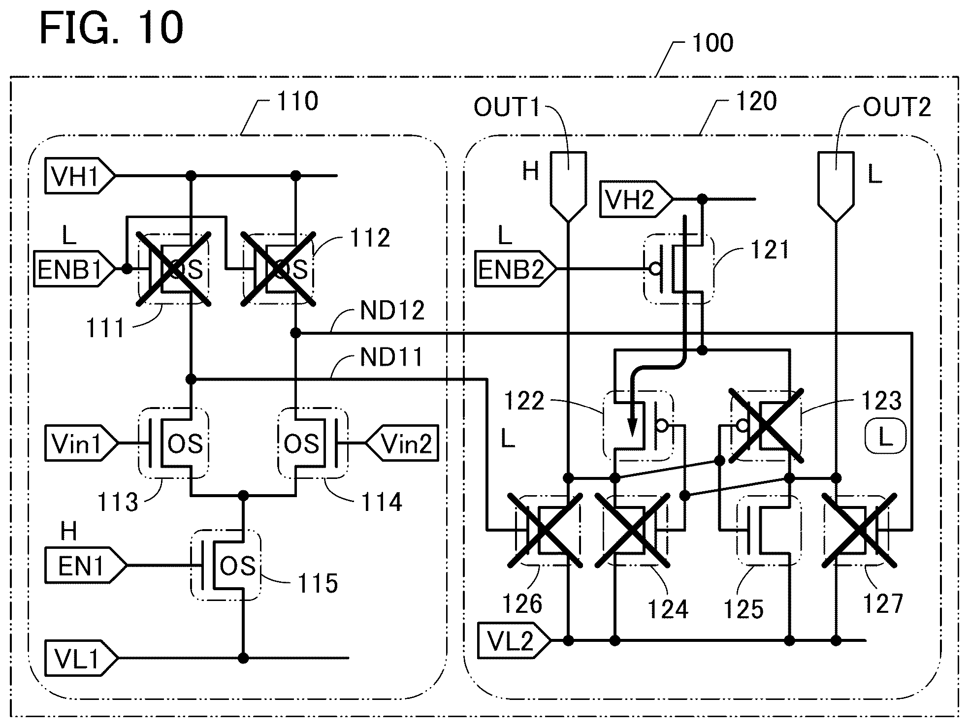 Patent US12126344 Figure 10 – Semiconductor device