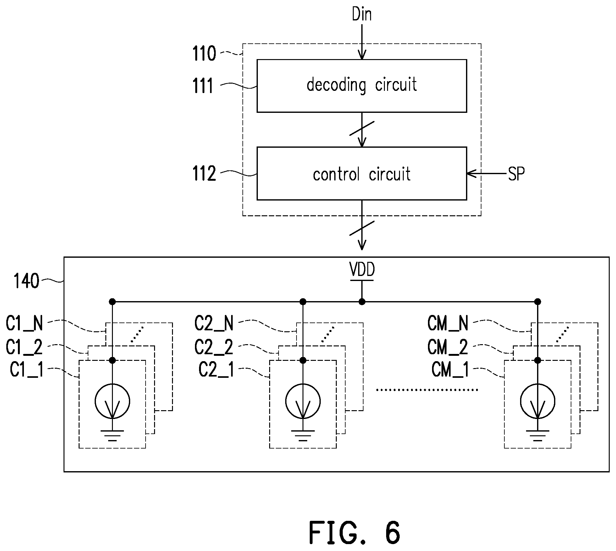 Patent US12126350 Figure 6 – Digital-to-analog converter and operation method thereof