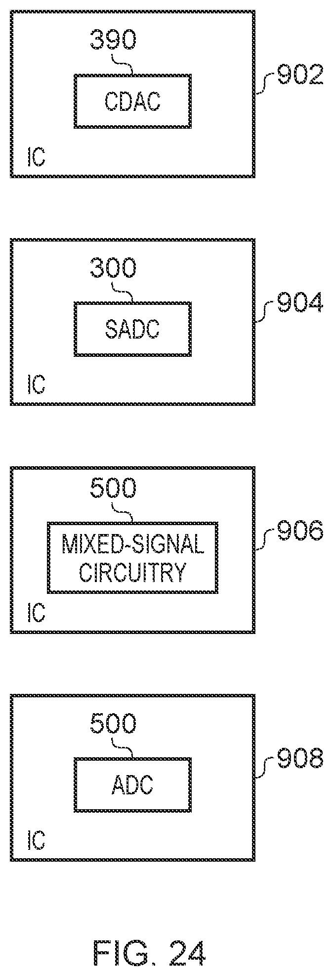 Patent US12126355 Figure 20 – Linearity and/or gain in mixed-signal circuitry