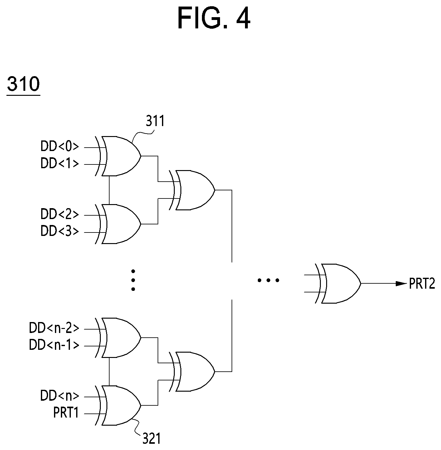 Patent US12126357 Figure 4 – Error correction code circuit and semiconductor apparatus including the error correction code circuit