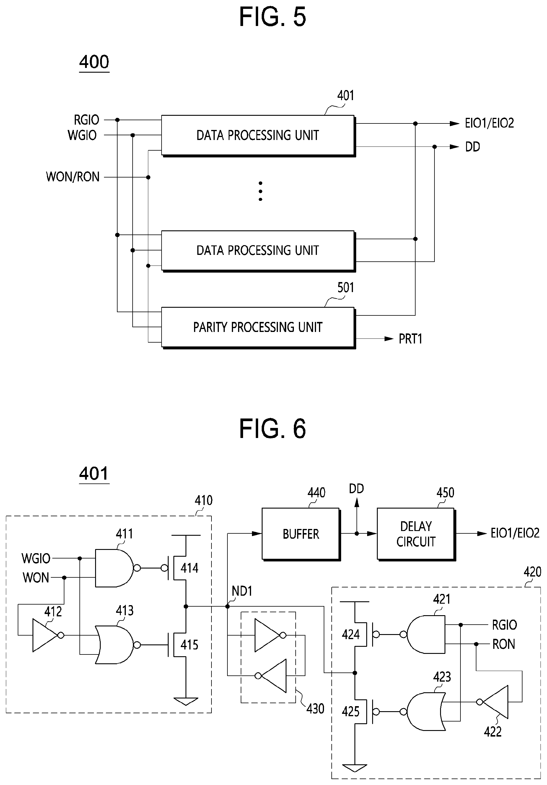 Patent US12126357 Figure 5 – Error correction code circuit and semiconductor apparatus including the error correction code circuit