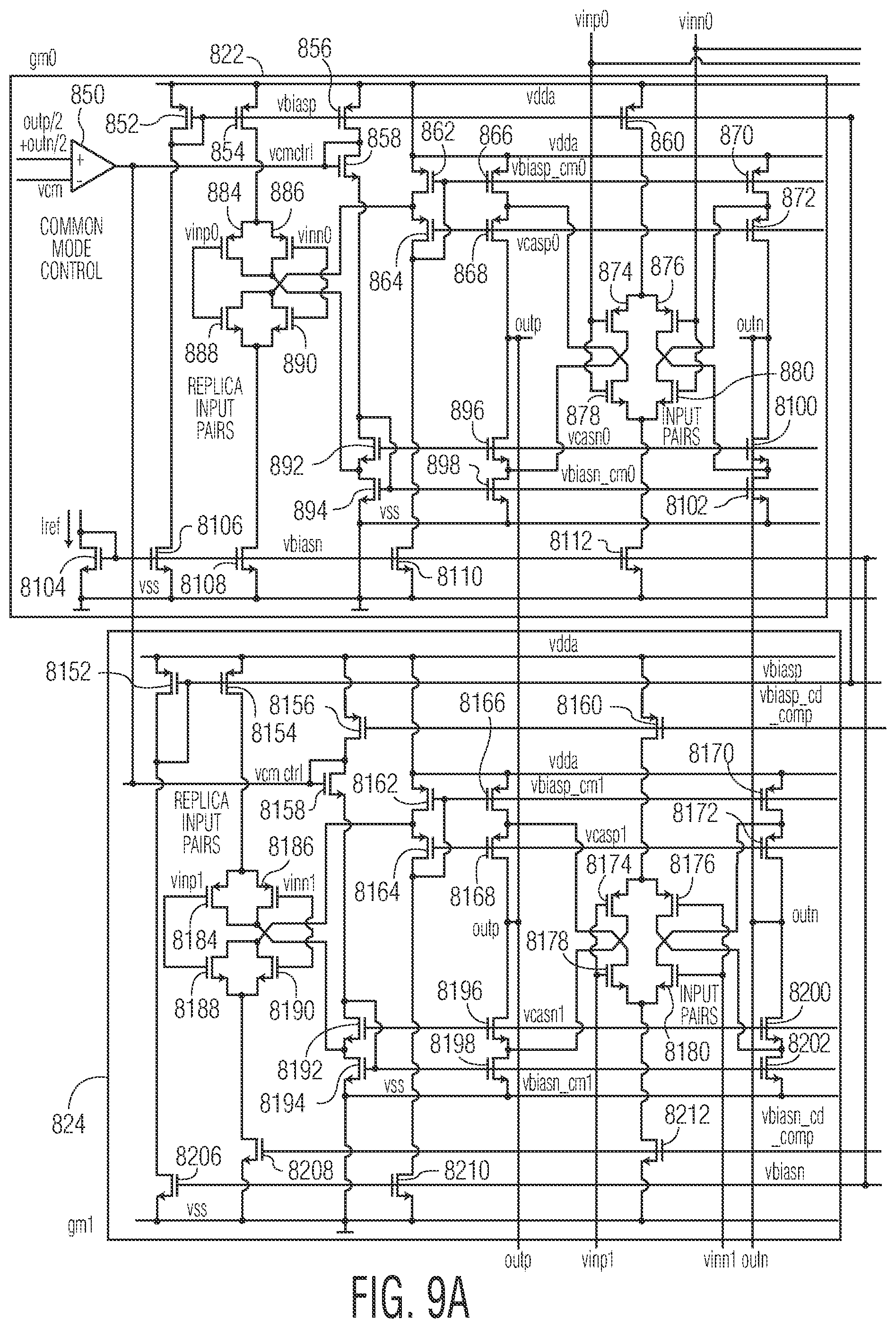 Patent US12126366 Figure 9 – Multi-mode sigma-delta ADC circuit and microphone circuit having a multi-mode sigma-delta ADC circuit