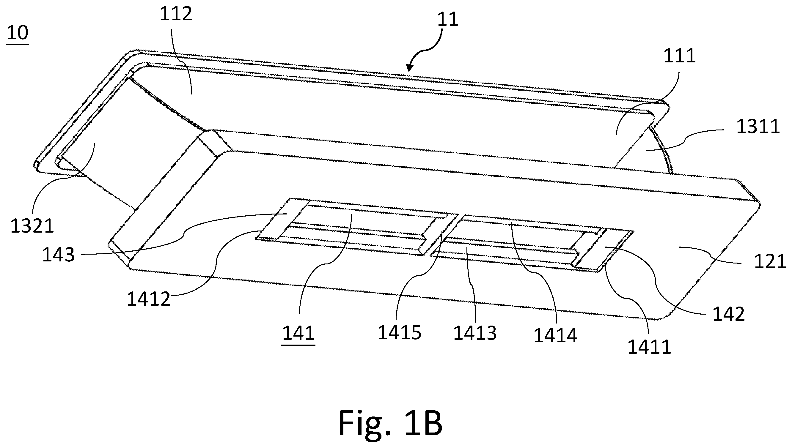 Patent US12126372 Figure 2 – Stand for a handheld device, means thereof, and a protective case having same
