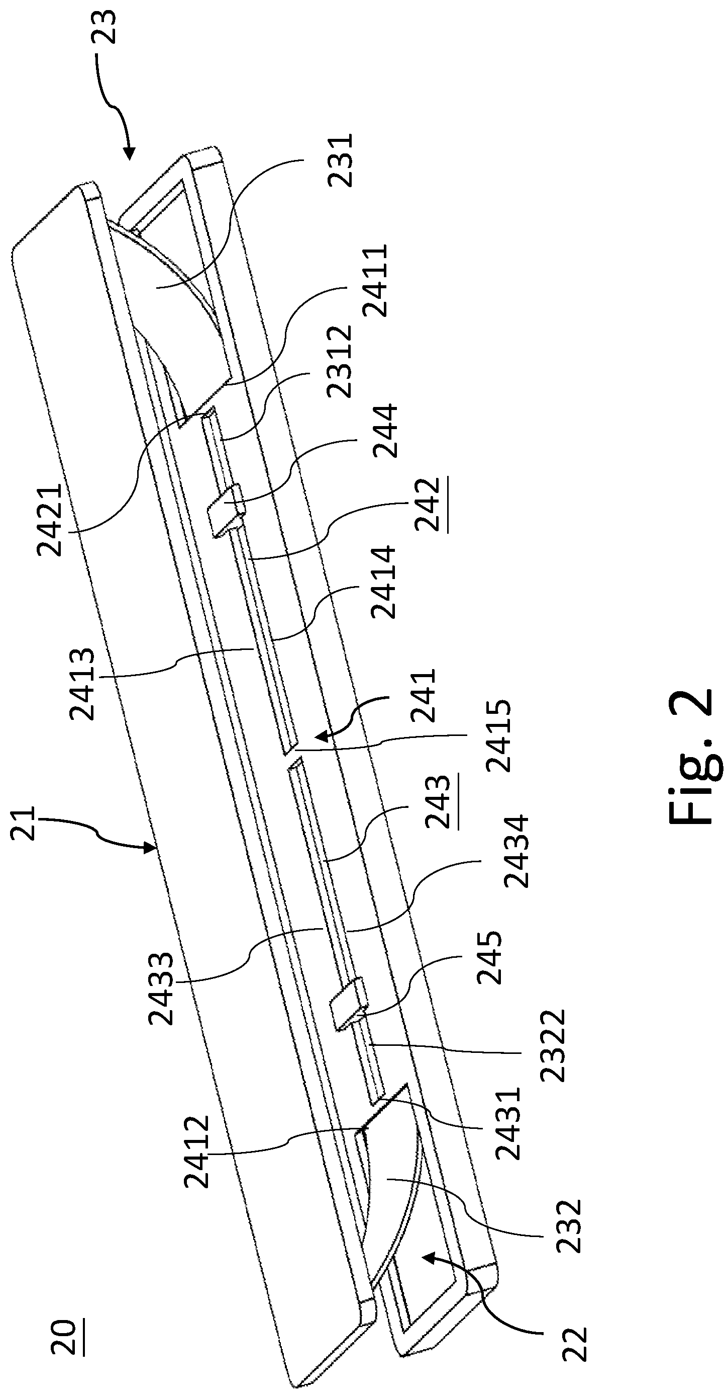 Patent US12126372 Figure 4 – Stand for a handheld device, means thereof, and a protective case having same