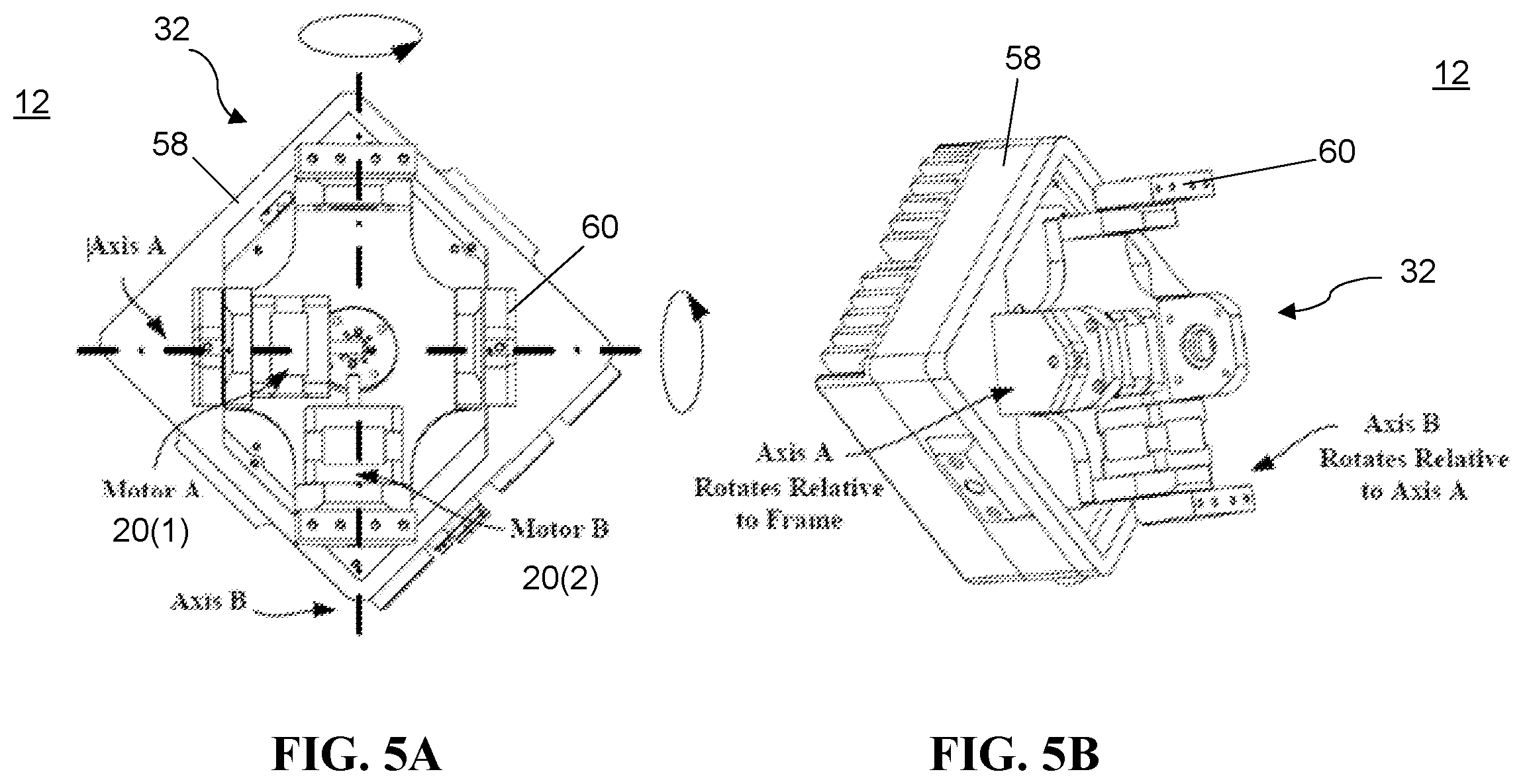 Patent US12126390 Figure 5 – Methods of aligning an articulated antenna device