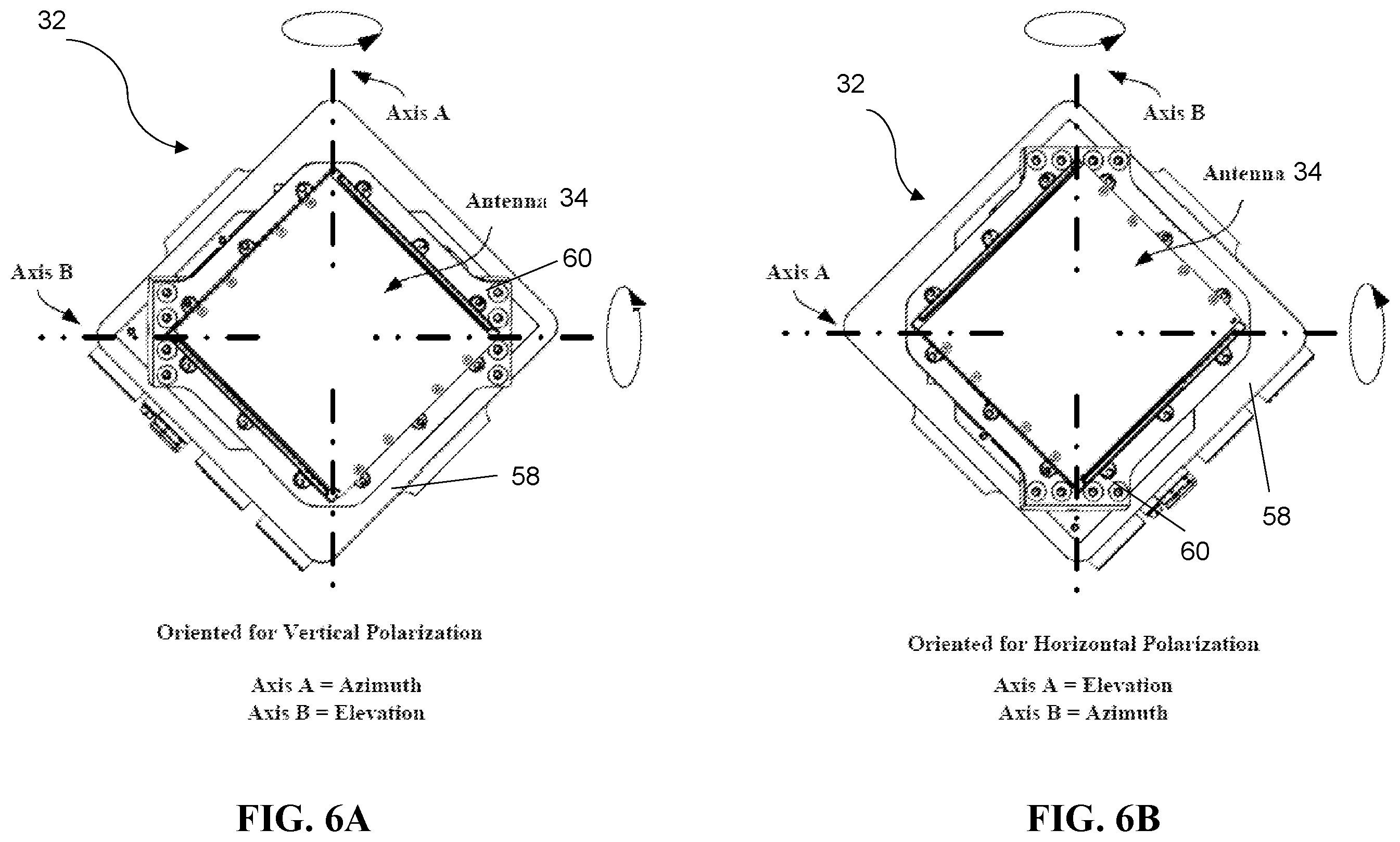 Patent US12126390 Figure 6 – Methods of aligning an articulated antenna device