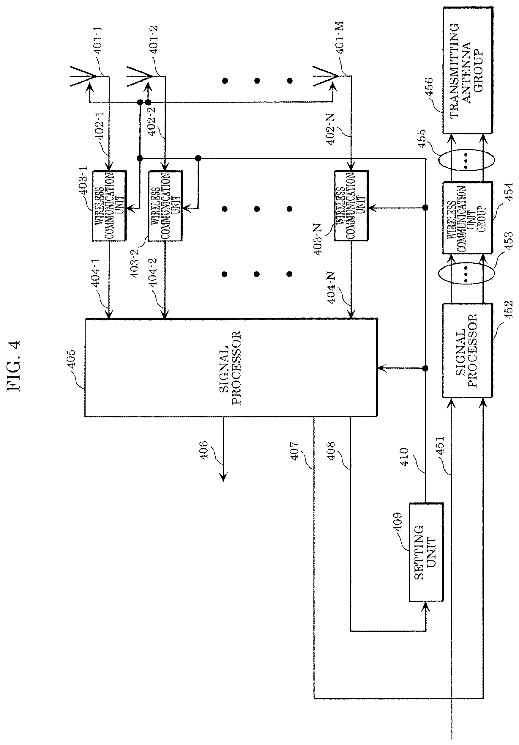 Patent US12126398 Figure 4 – Communication system and communication method