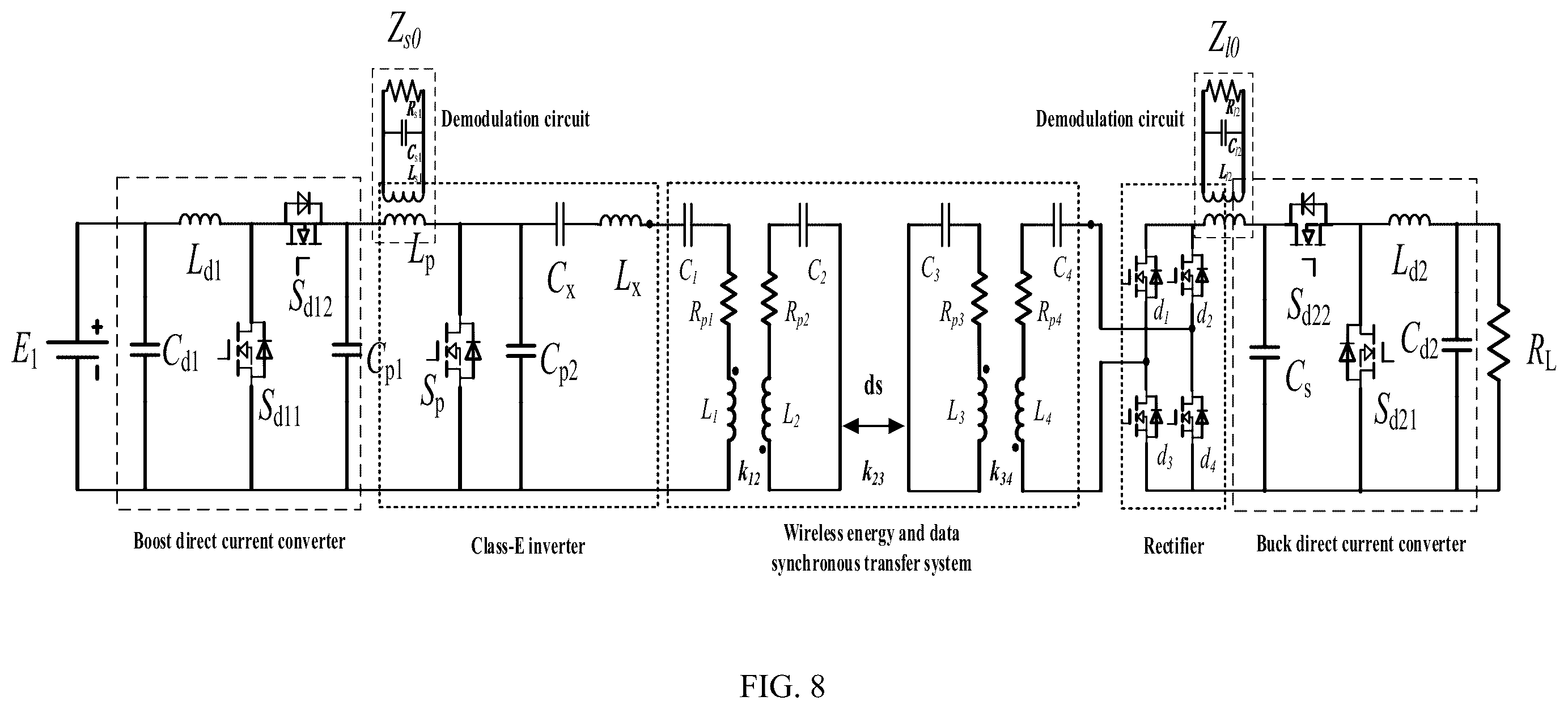 Patent US12126402 Figure 6 – Wireless power and data synchronous transfer system and data modulation method