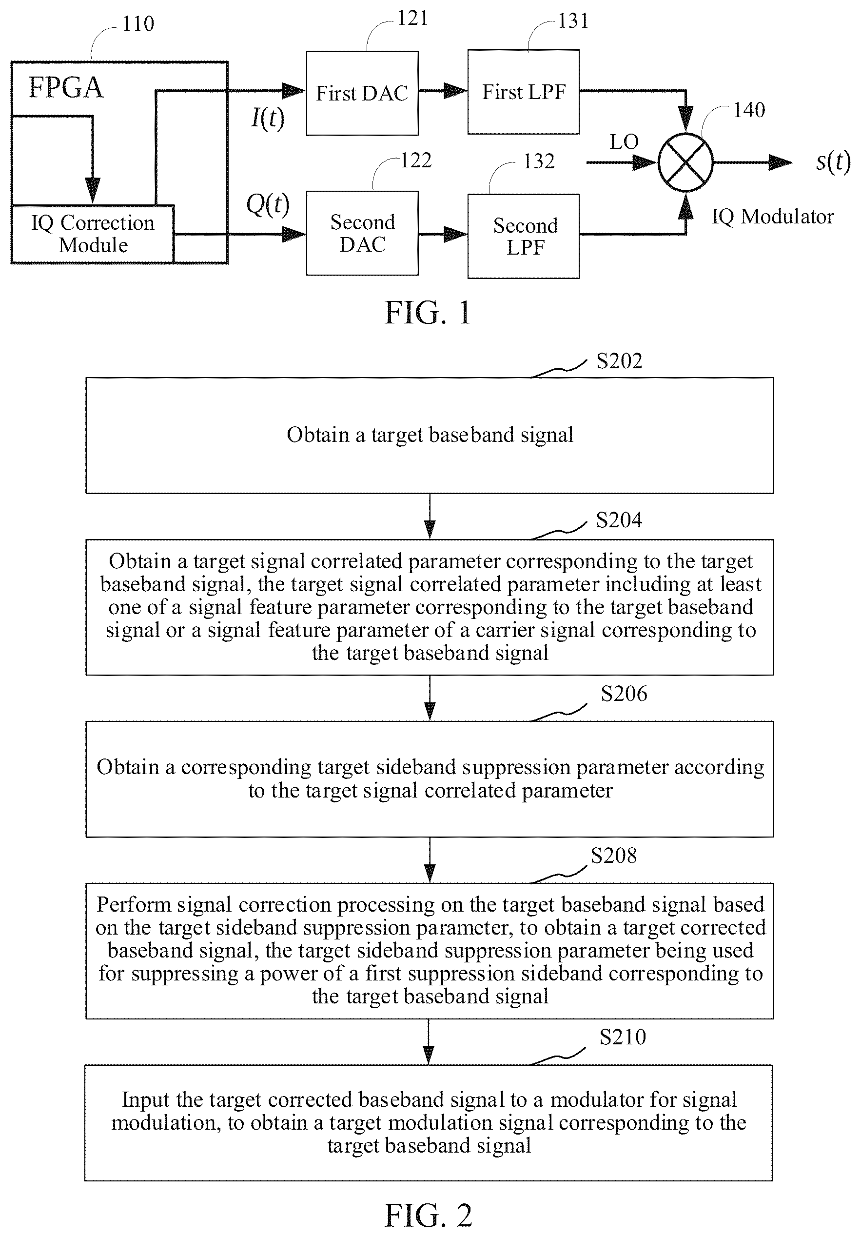 Patent US12126407 Figure 1 – Sideband suppression method and apparatus, computer device, and storage medium