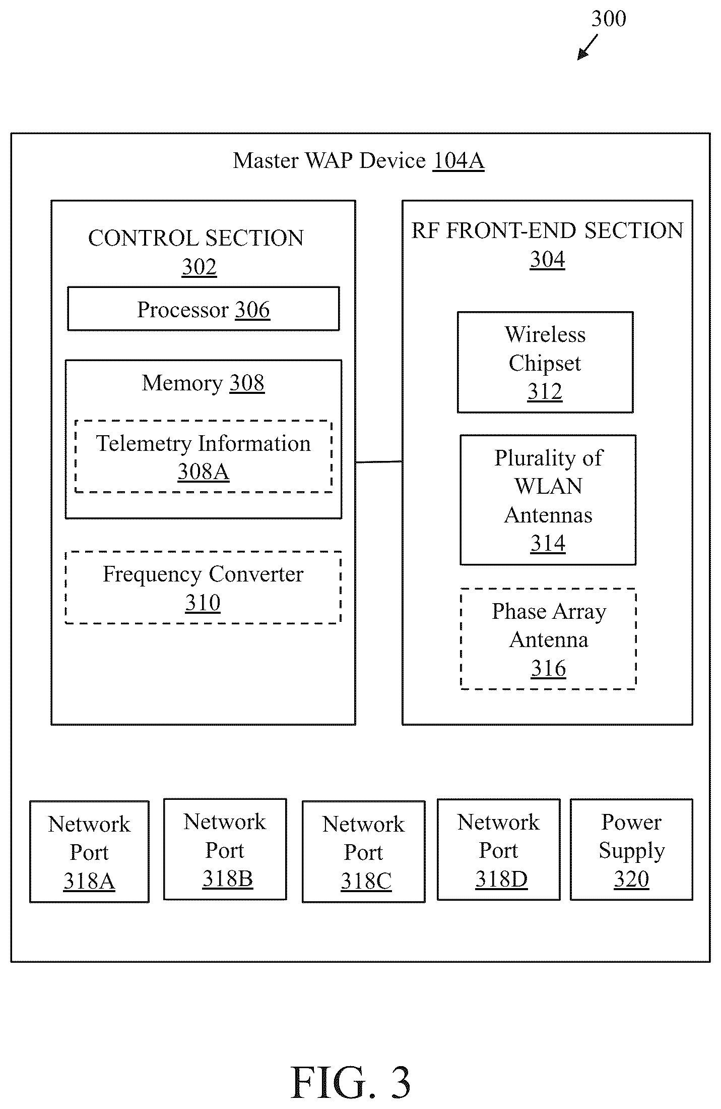 Patent US12126426 Figure 5 – System and method of central cloud server managed wireless backhaul network using hybrid repeater devices
