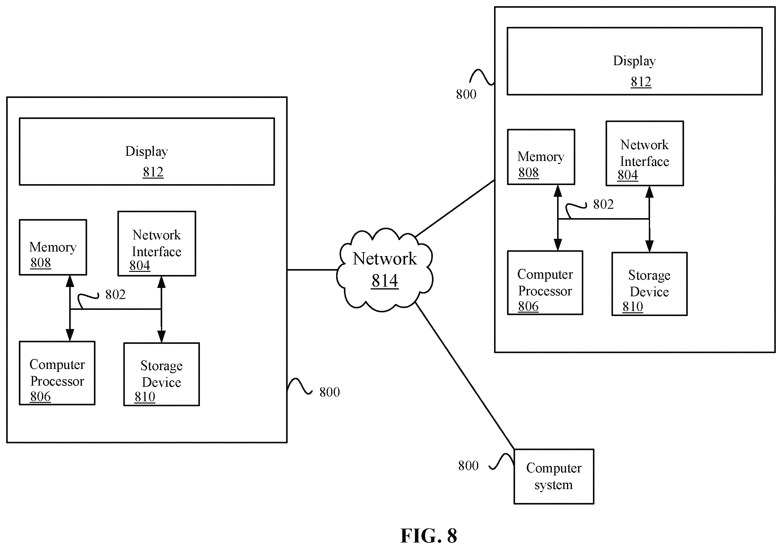 Patent US12126433 Figure 8 – Timing adjustment for distributed network architecture
