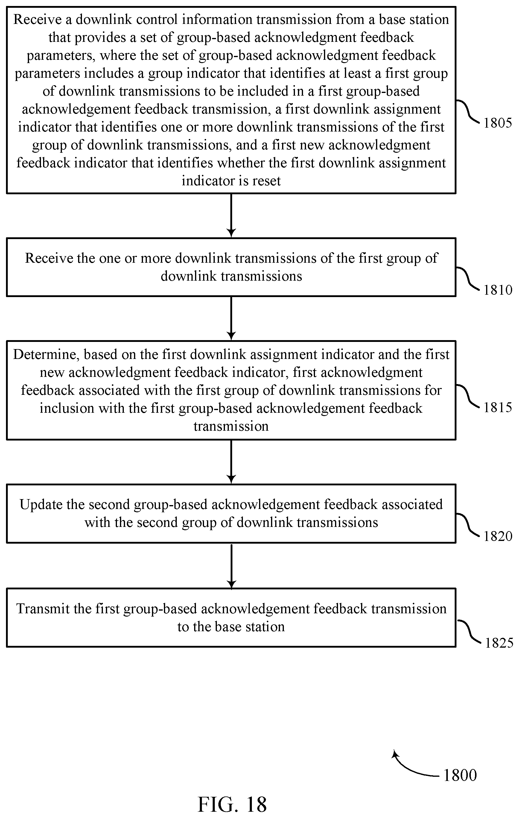 Patent US12126447 Figure 18 – Group-based acknowledgment feedback techniques for wireless communications