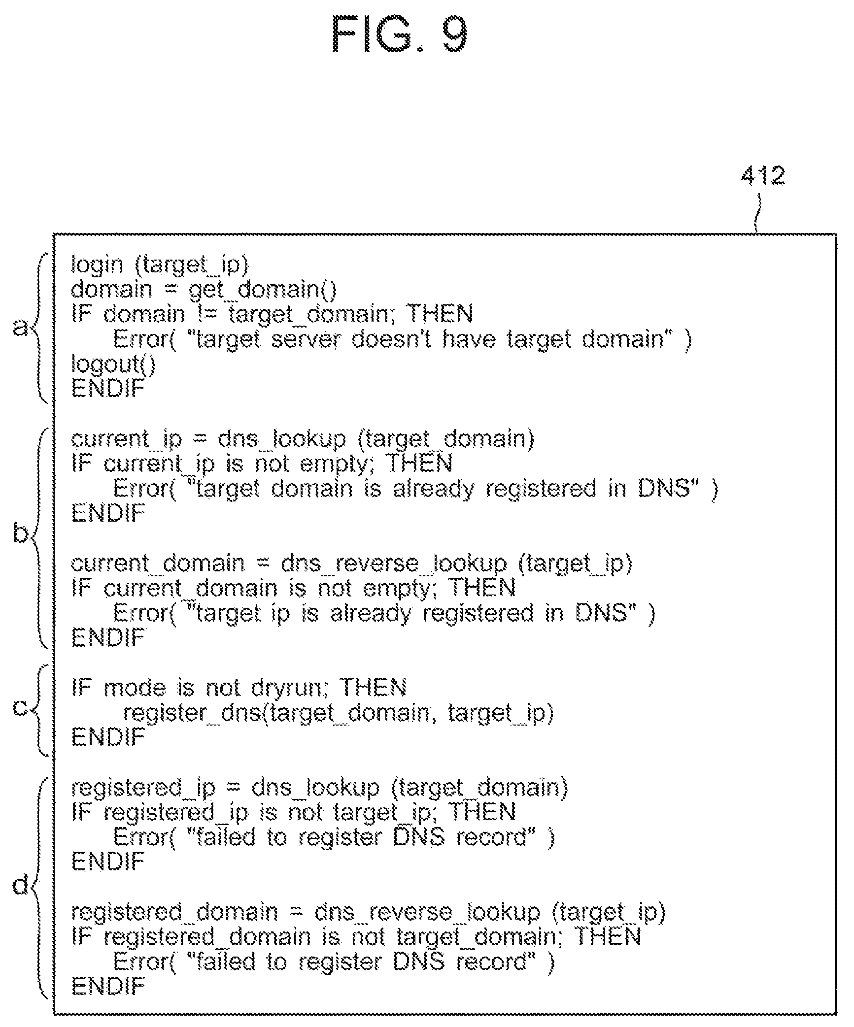 Patent US12126493 Figure 9 – Network management apparatus, network management method and network management system