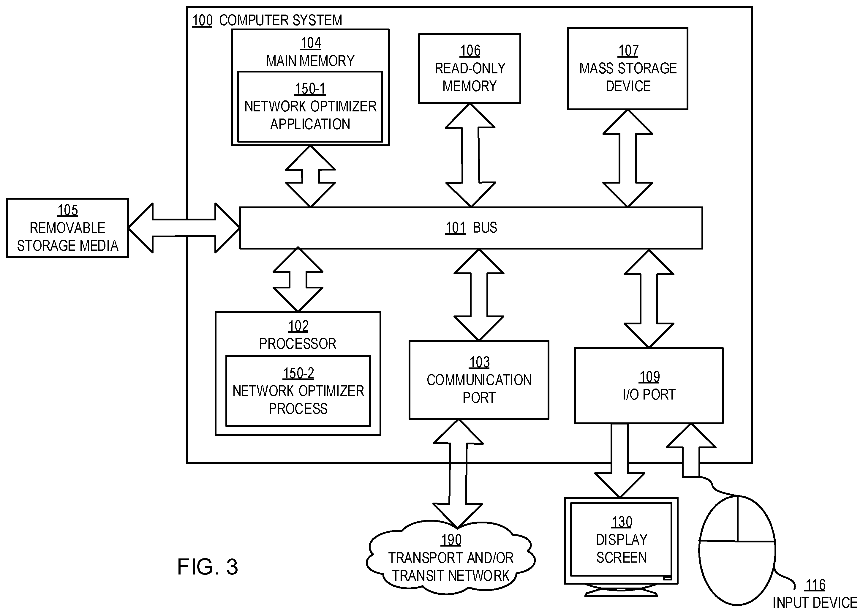 Patent US12126501 Figure 3 – Wavelength regeneration in a network