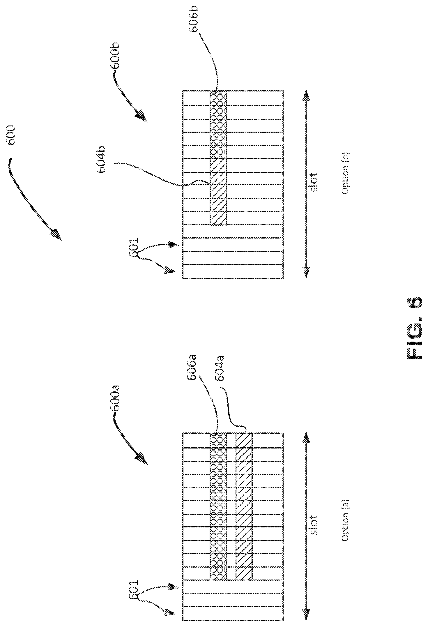 Patent US12126564 Figure 5 – Resource mapping schemes for channel state information reporting on new radio physical uplink control channel