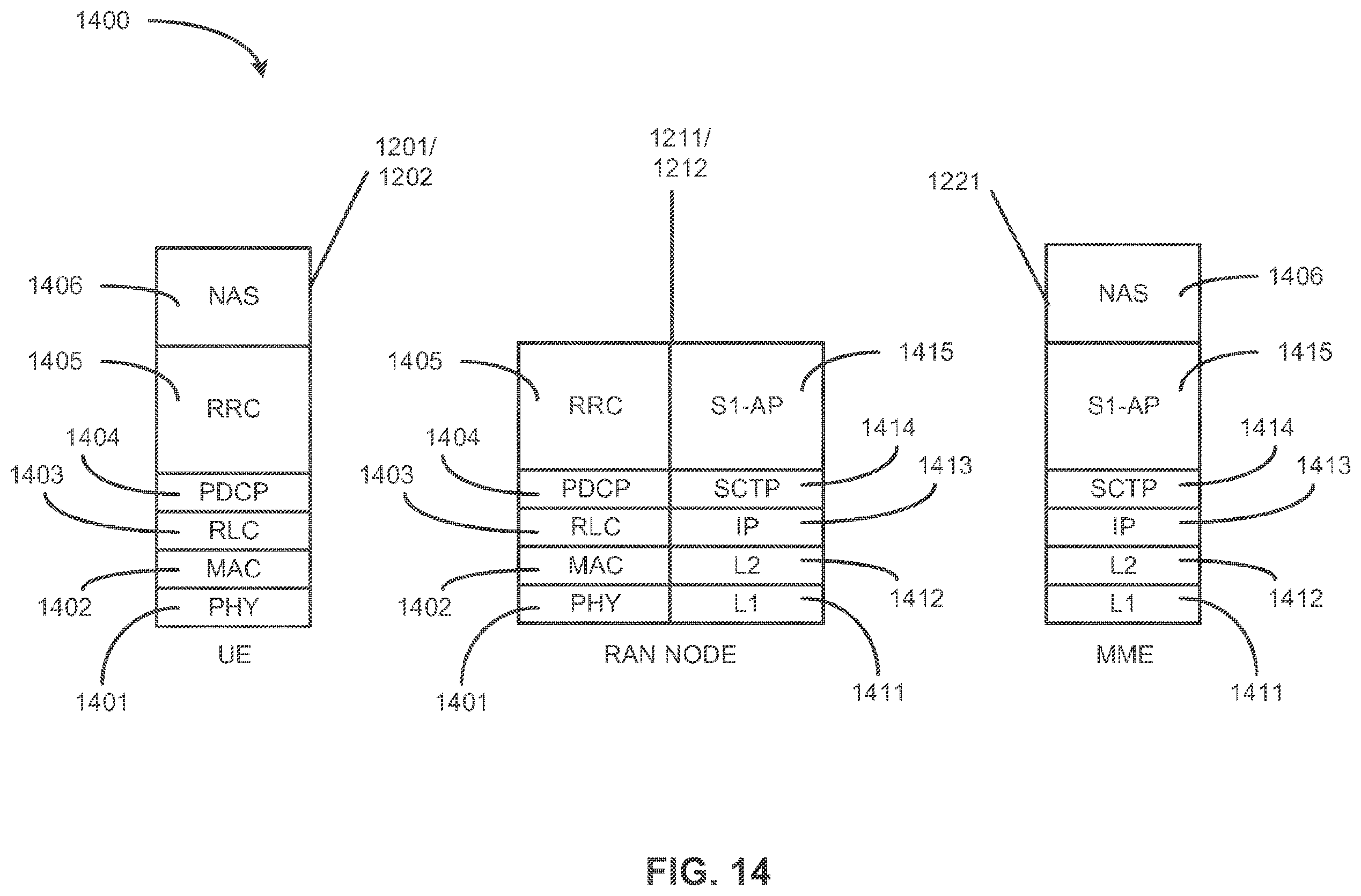 Patent US12126564 Figure 13 – Resource mapping schemes for channel state information reporting on new radio physical uplink control channel