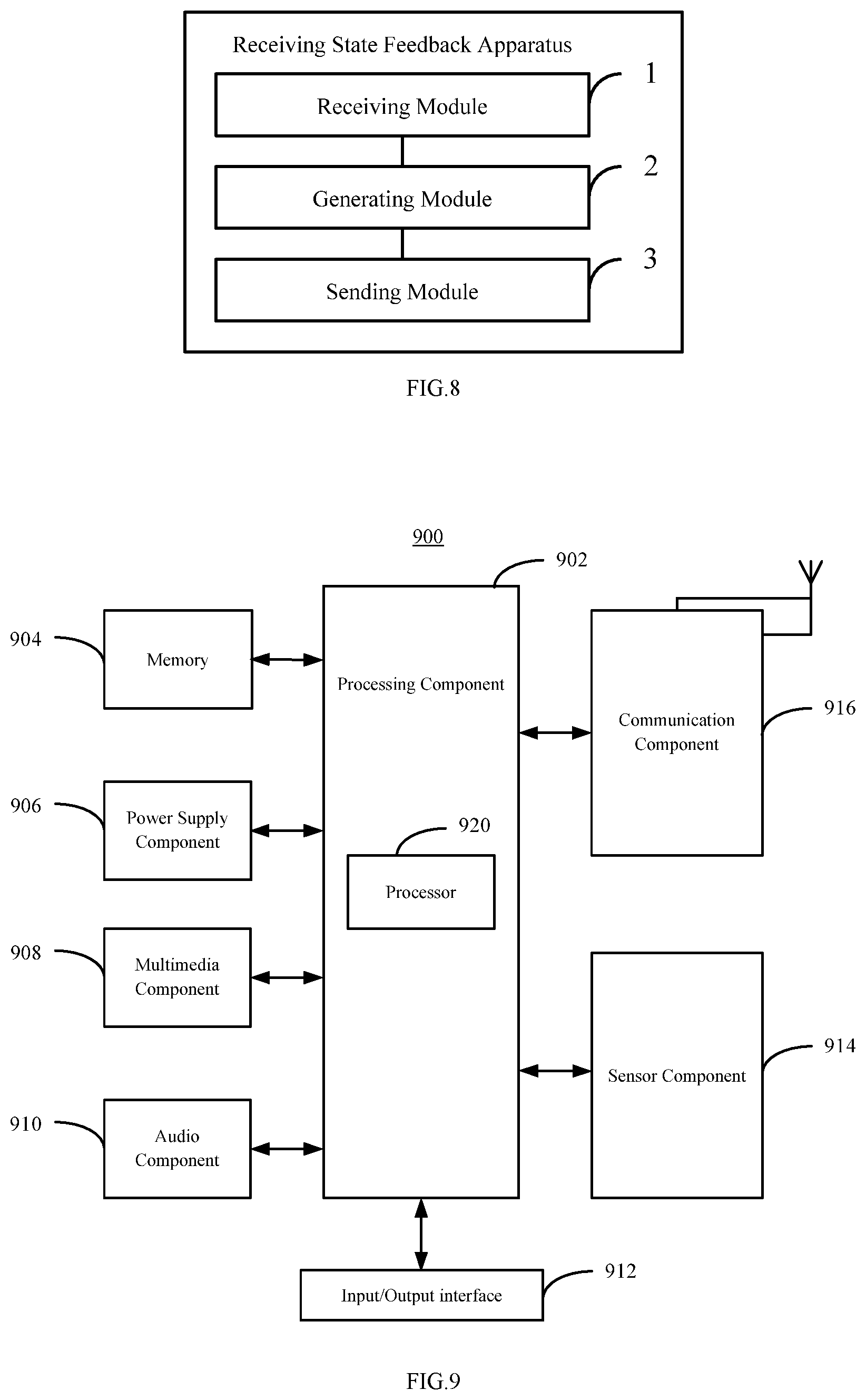 Patent US12126575 Figure 3 – Receiving state feedback method and device