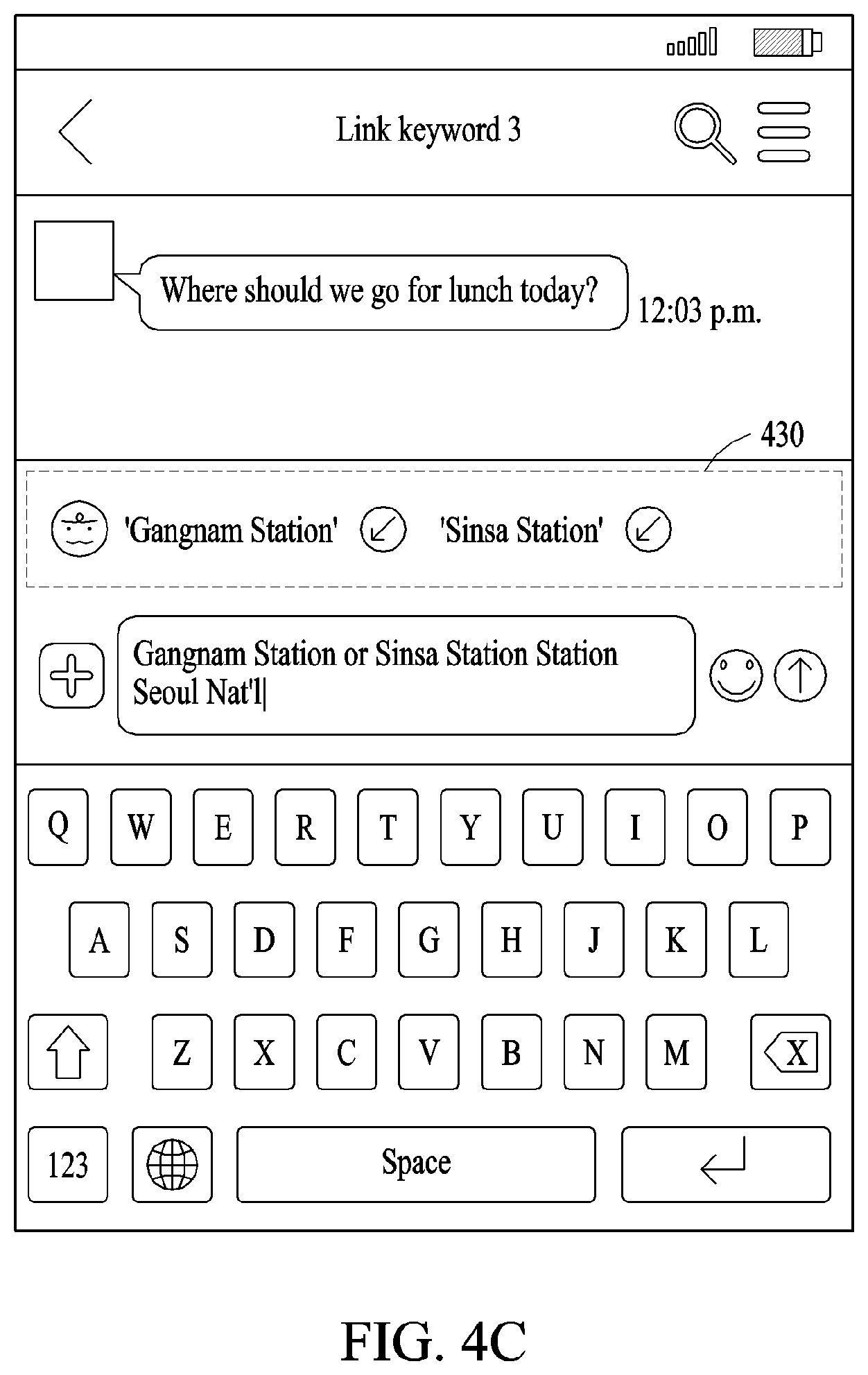 Patent US12126579 Figure 7 – Method and apparatus for messaging service