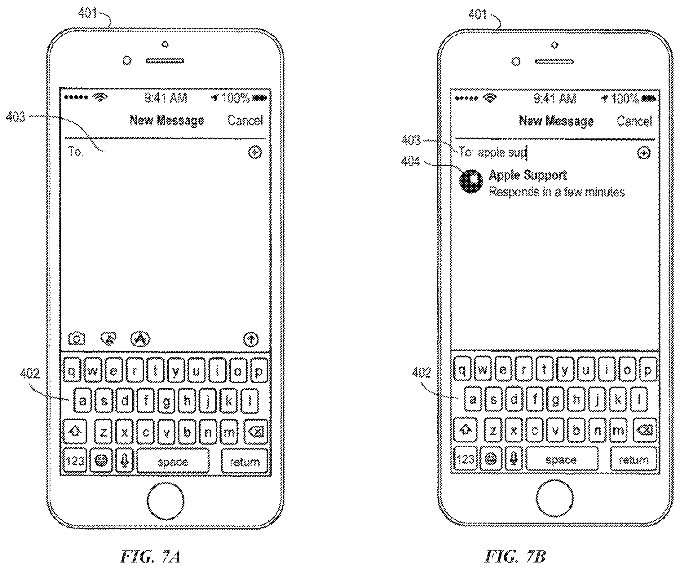 Patent US12126589 Figure 6 – Initiating a business messaging session