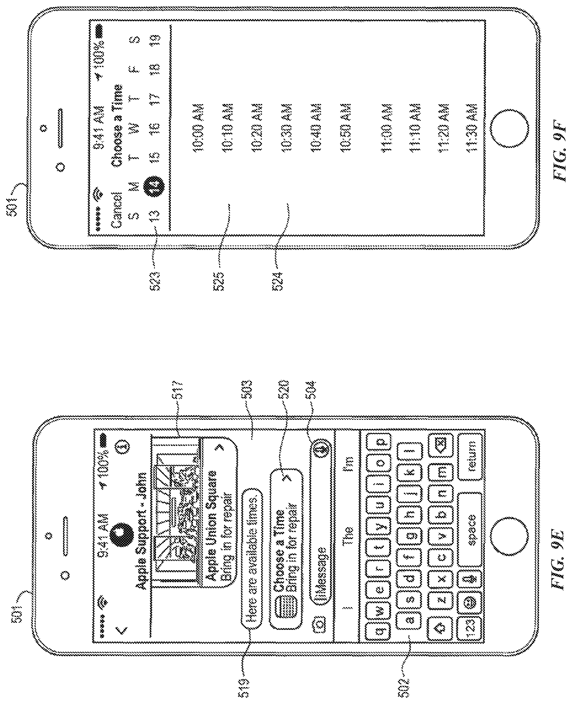 Patent US12126589 Figure 16 – Initiating a business messaging session