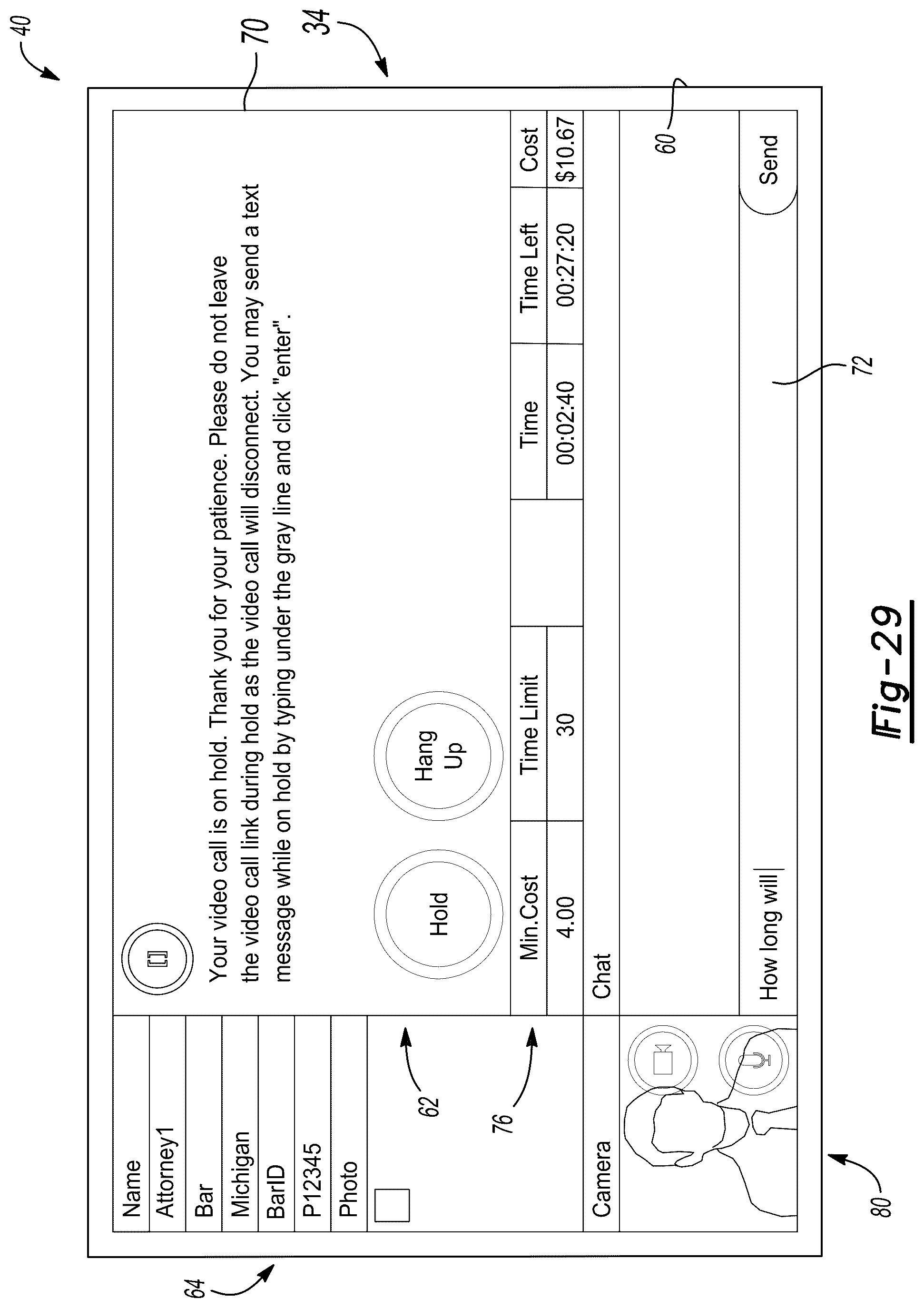 Patent US12126651 Figure 19 – System and method for attorney-client privileged communication