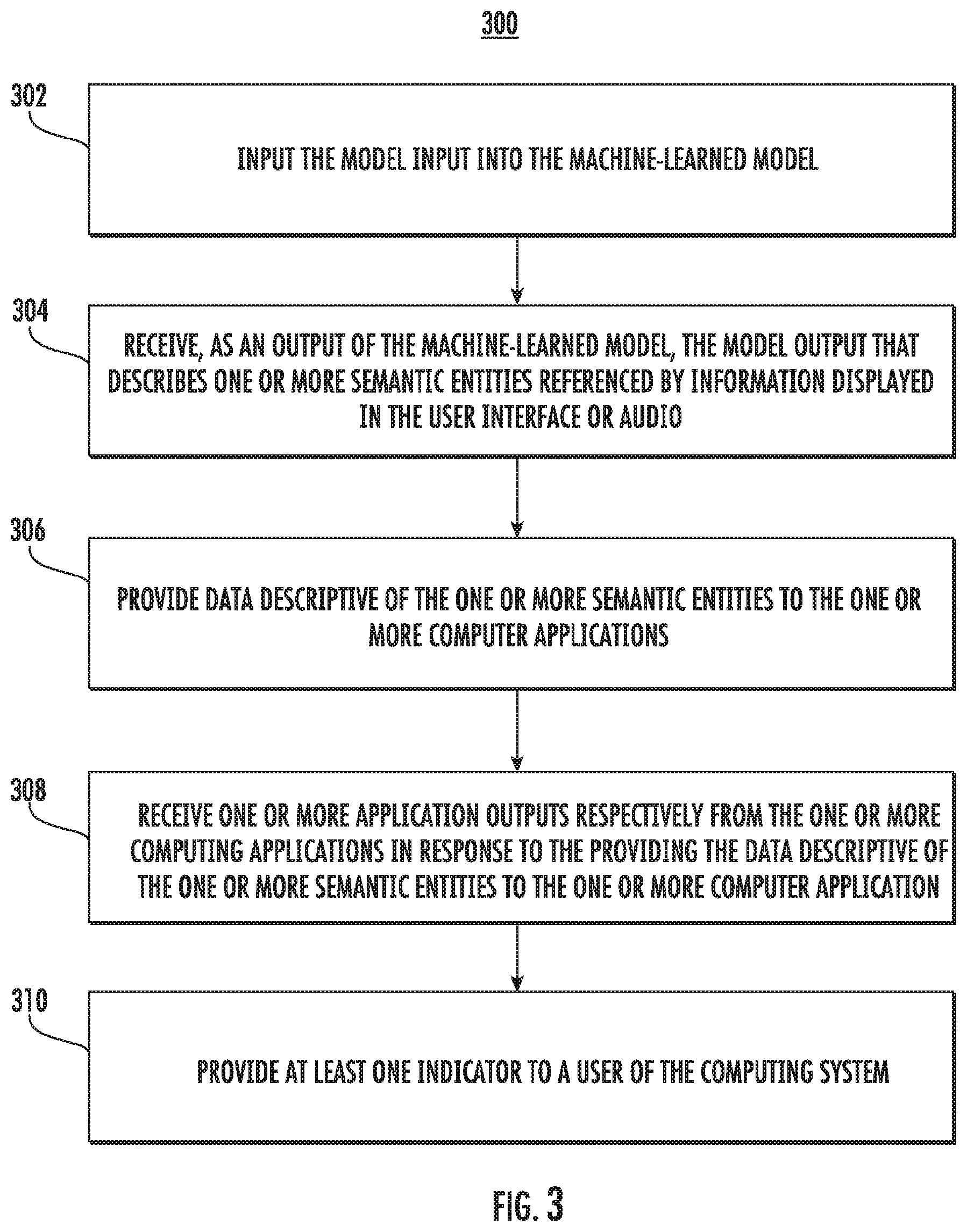 Patent US12126700 Figure 5 – System and method for selecting and providing available actions from one or more computer applications to a user