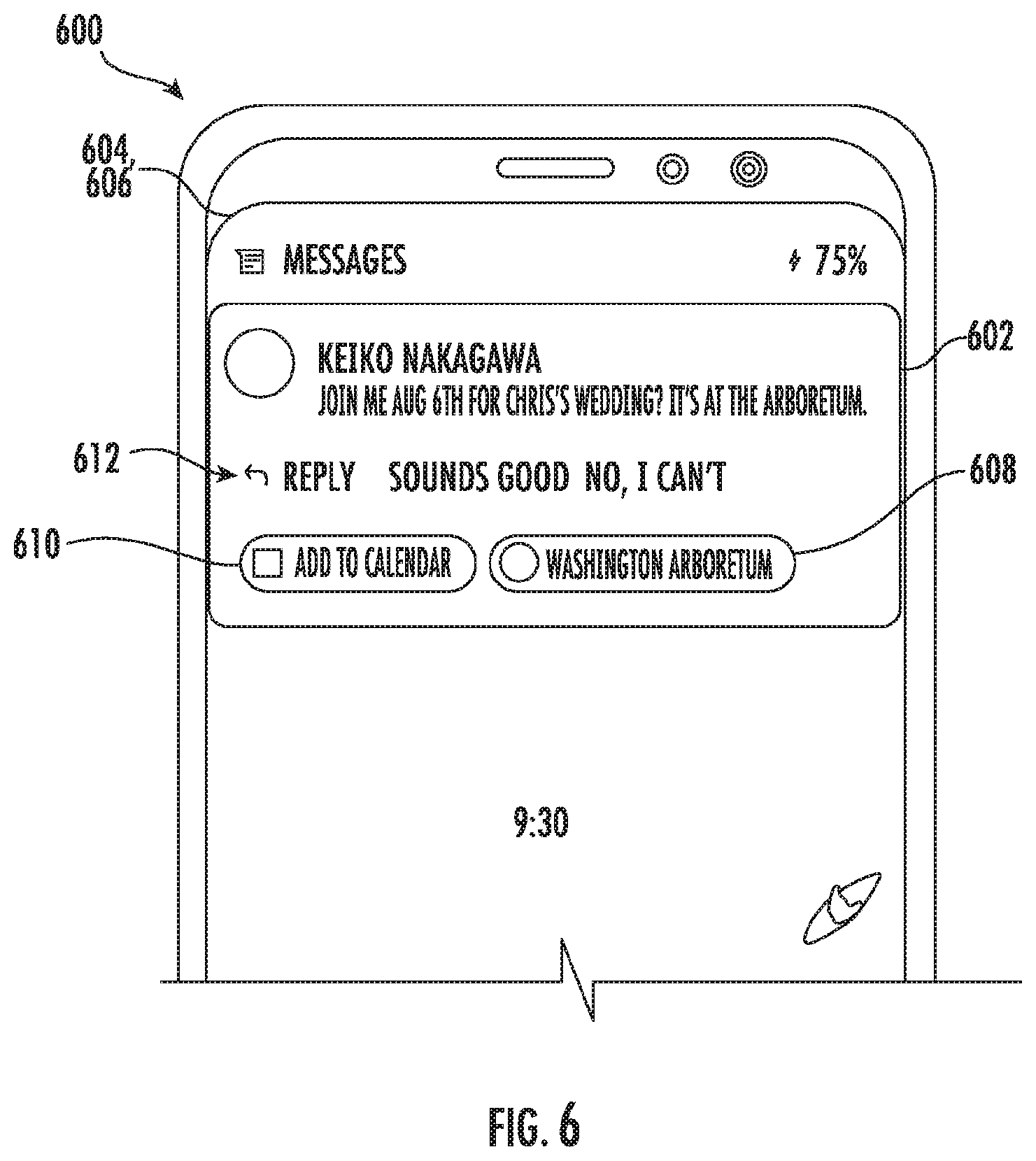 Patent US12126700 Figure 8 – System and method for selecting and providing available actions from one or more computer applications to a user