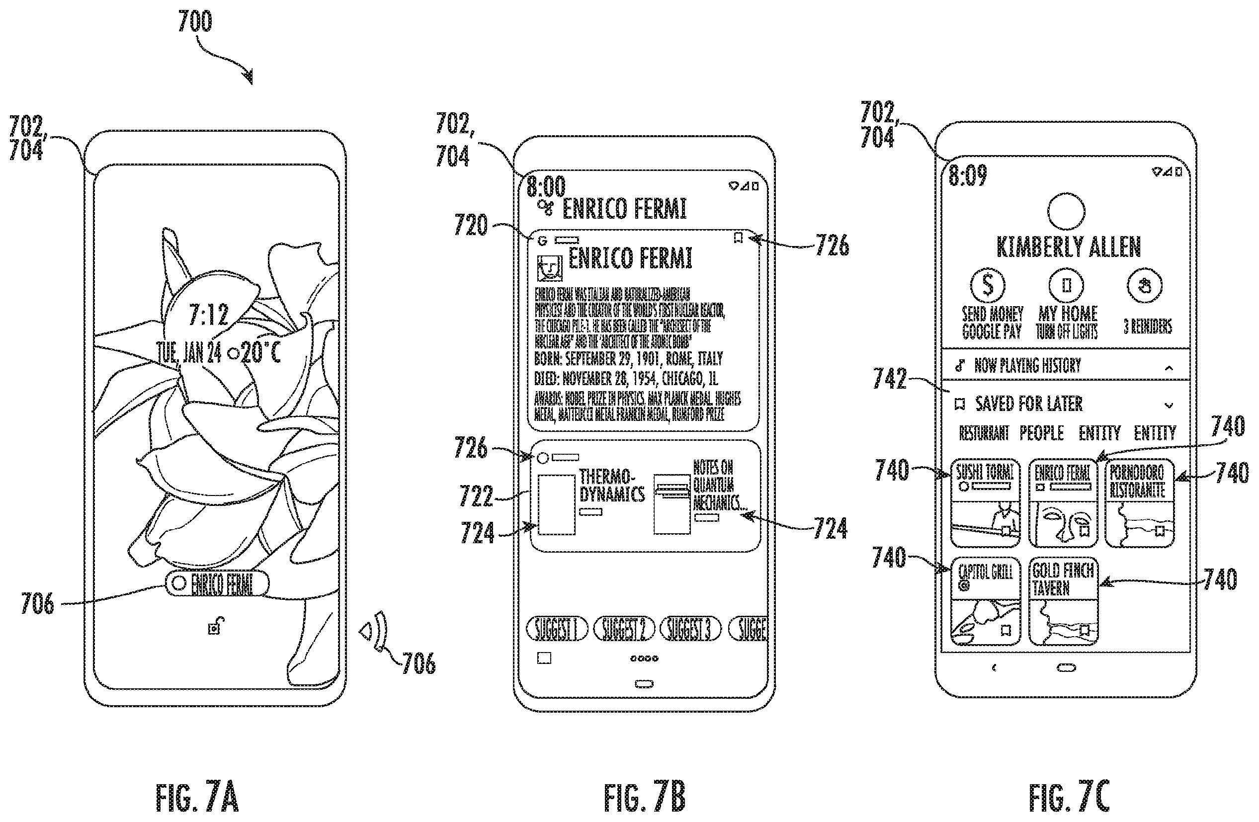 Patent US12126700 Figure 9 – System and method for selecting and providing available actions from one or more computer applications to a user