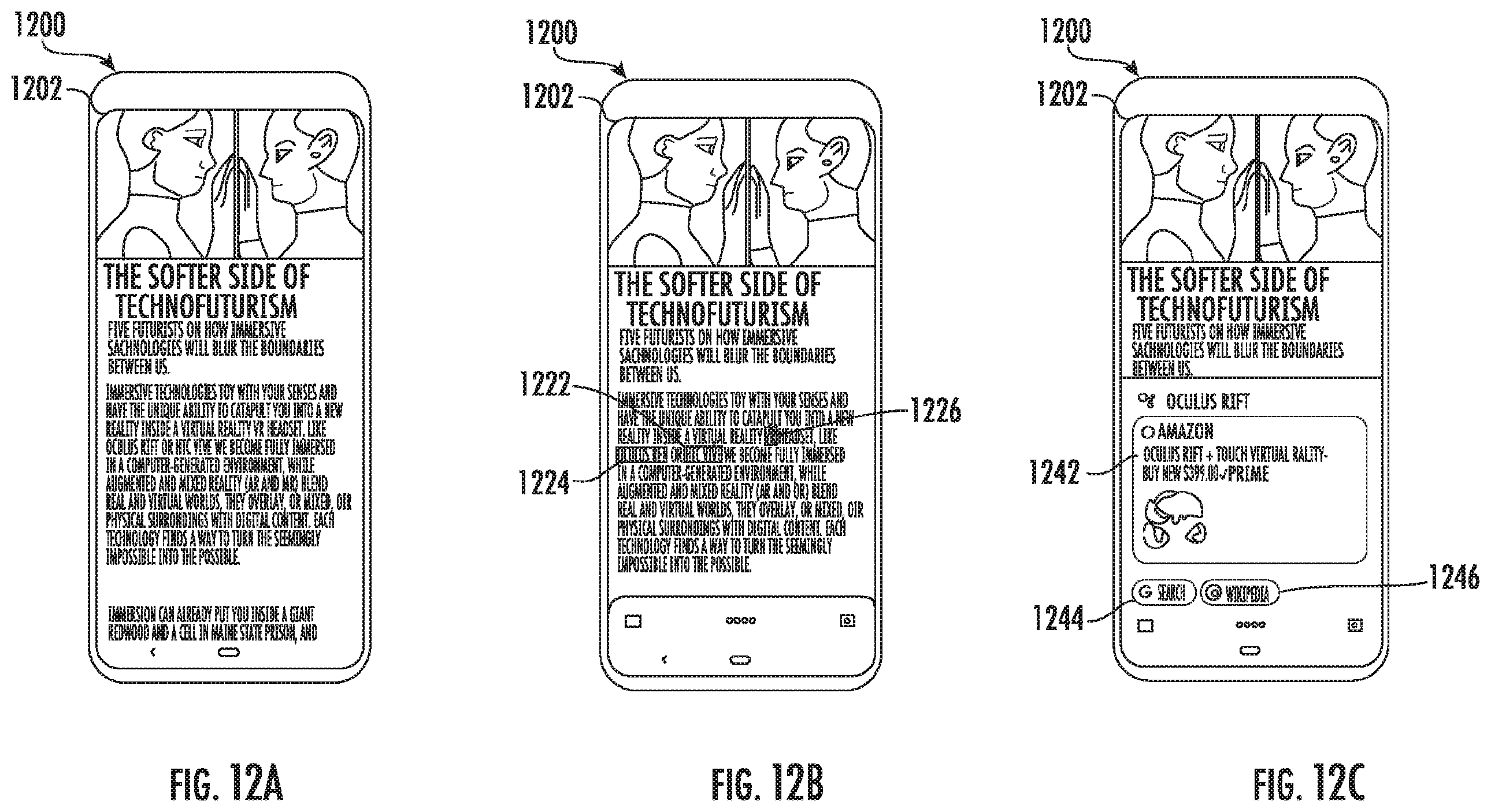 Patent US12126700 Figure 14 – System and method for selecting and providing available actions from one or more computer applications to a user