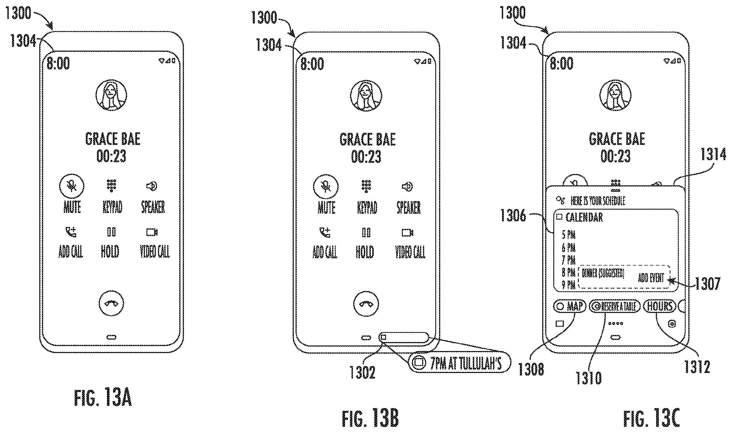 Patent US12126700 Figure 15 – System and method for selecting and providing available actions from one or more computer applications to a user