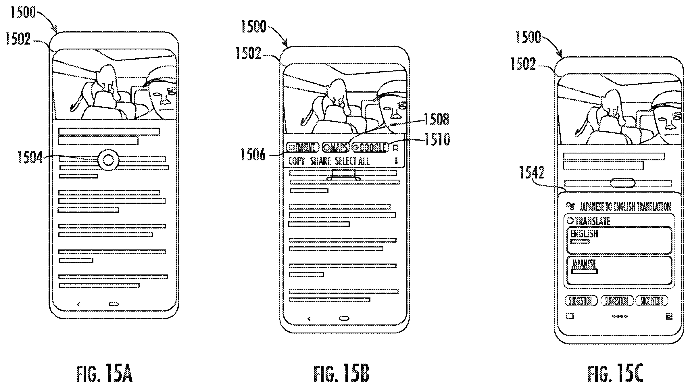 Patent US12126700 Figure 17 – System and method for selecting and providing available actions from one or more computer applications to a user