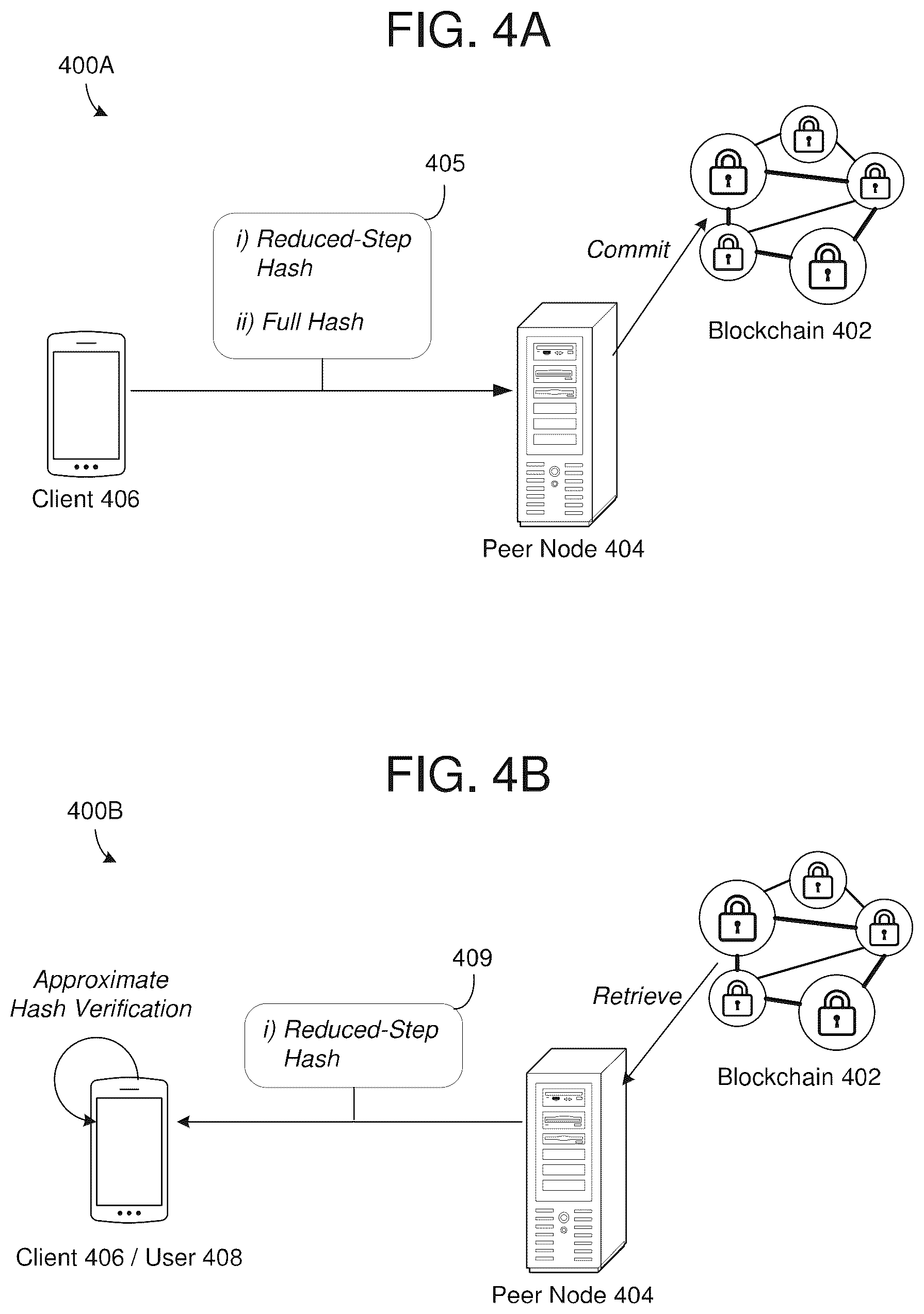 Patent US12126730 Figure 7 – Peer node recovery via approximate hash verification