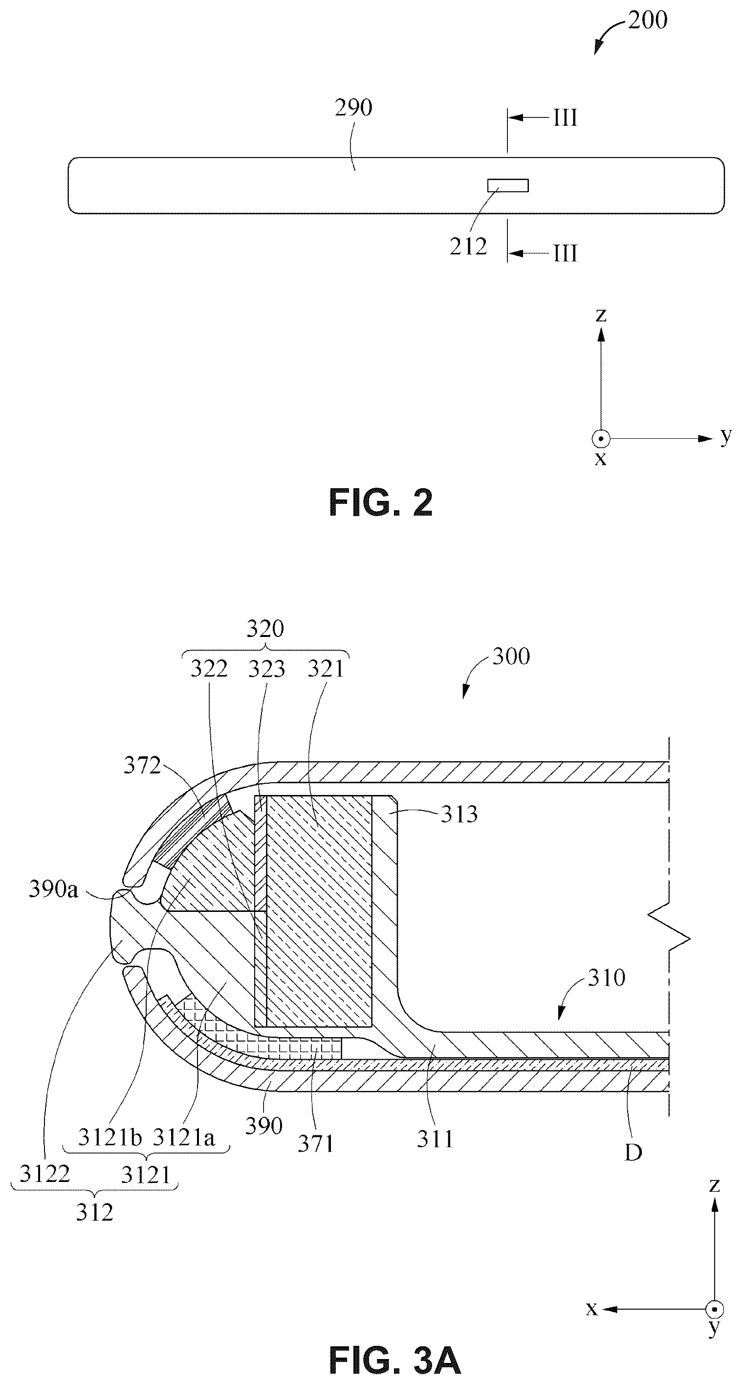 Patent US12126749 Figure 2 – Electronic device with keyless sensor