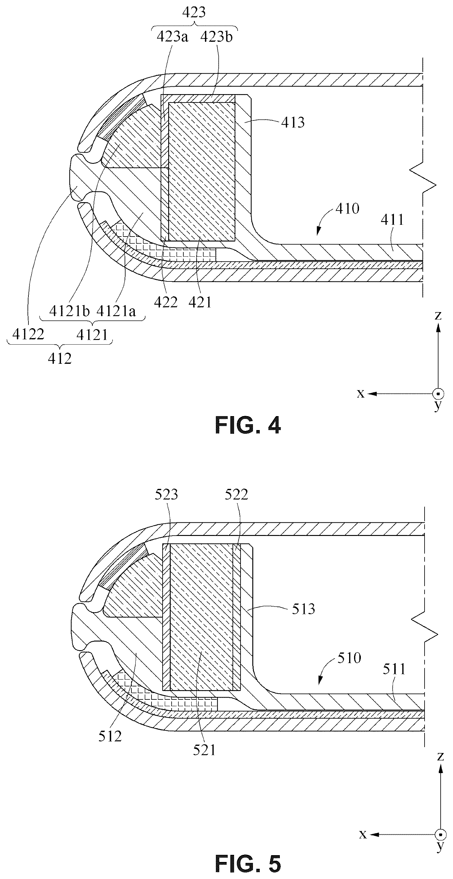 Patent US12126749 Figure 4 – Electronic device with keyless sensor