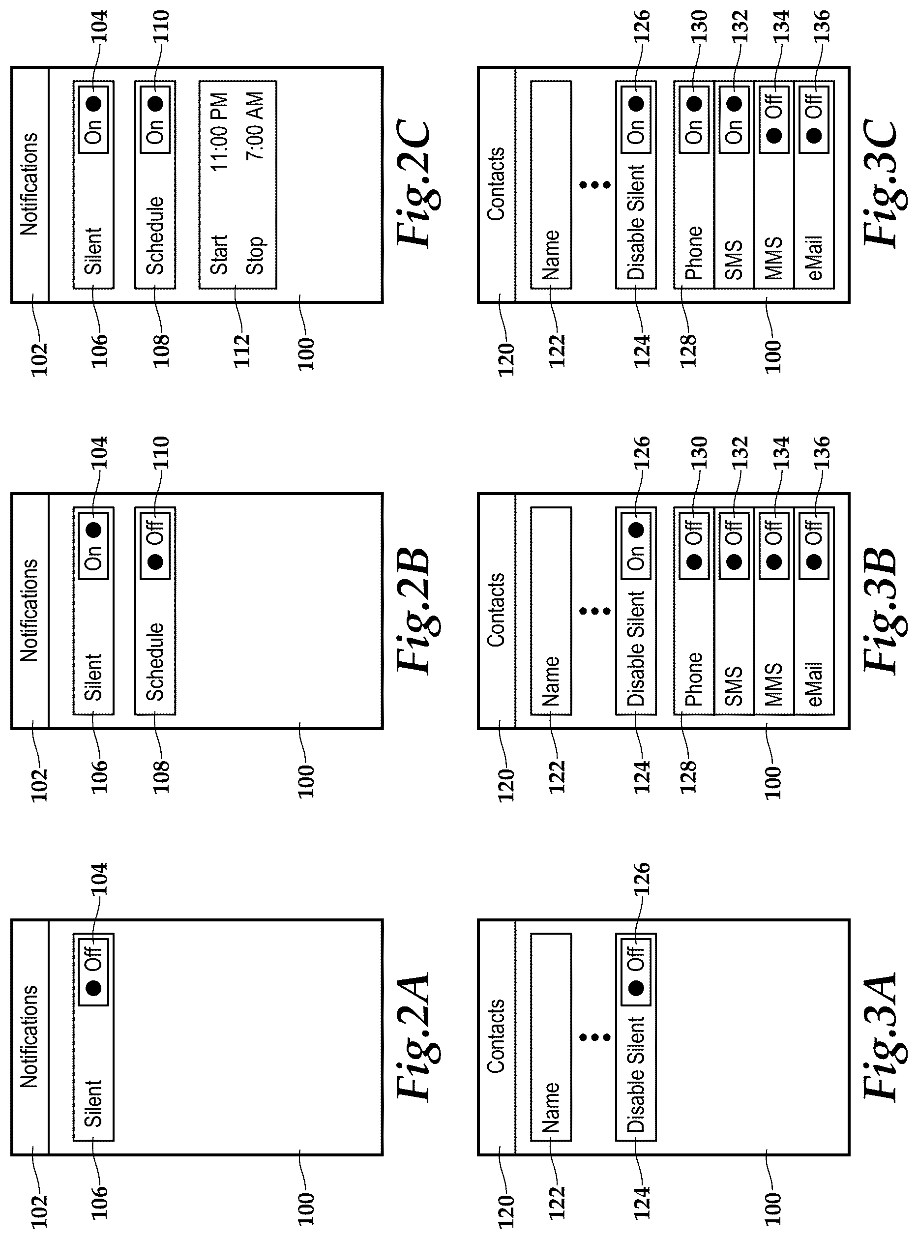 Patent US12126753 Figure 2 – Emergency notifications during scheduled silent modes on mobile phones