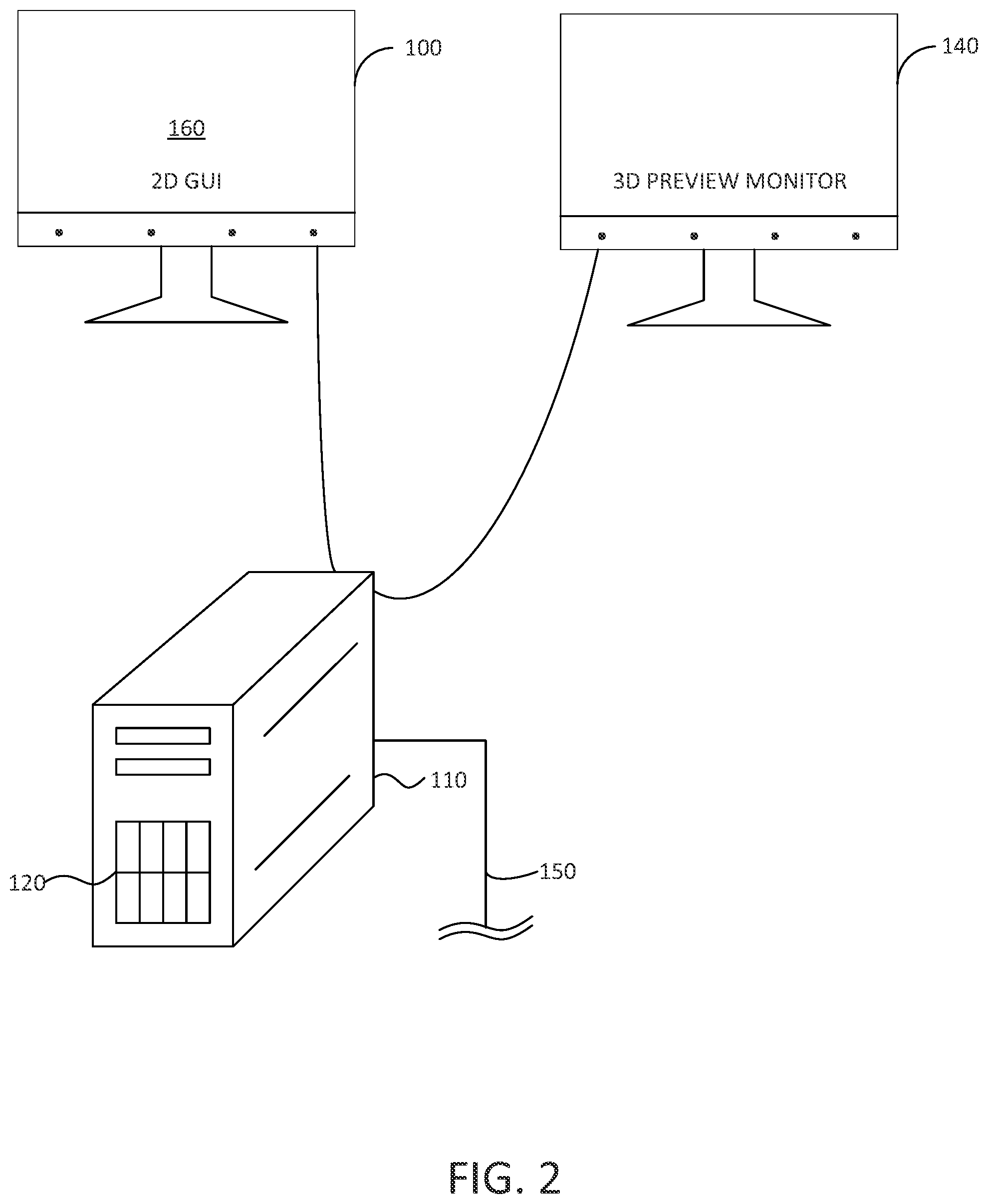 Patent US12126784 Figure 2 – 3D system