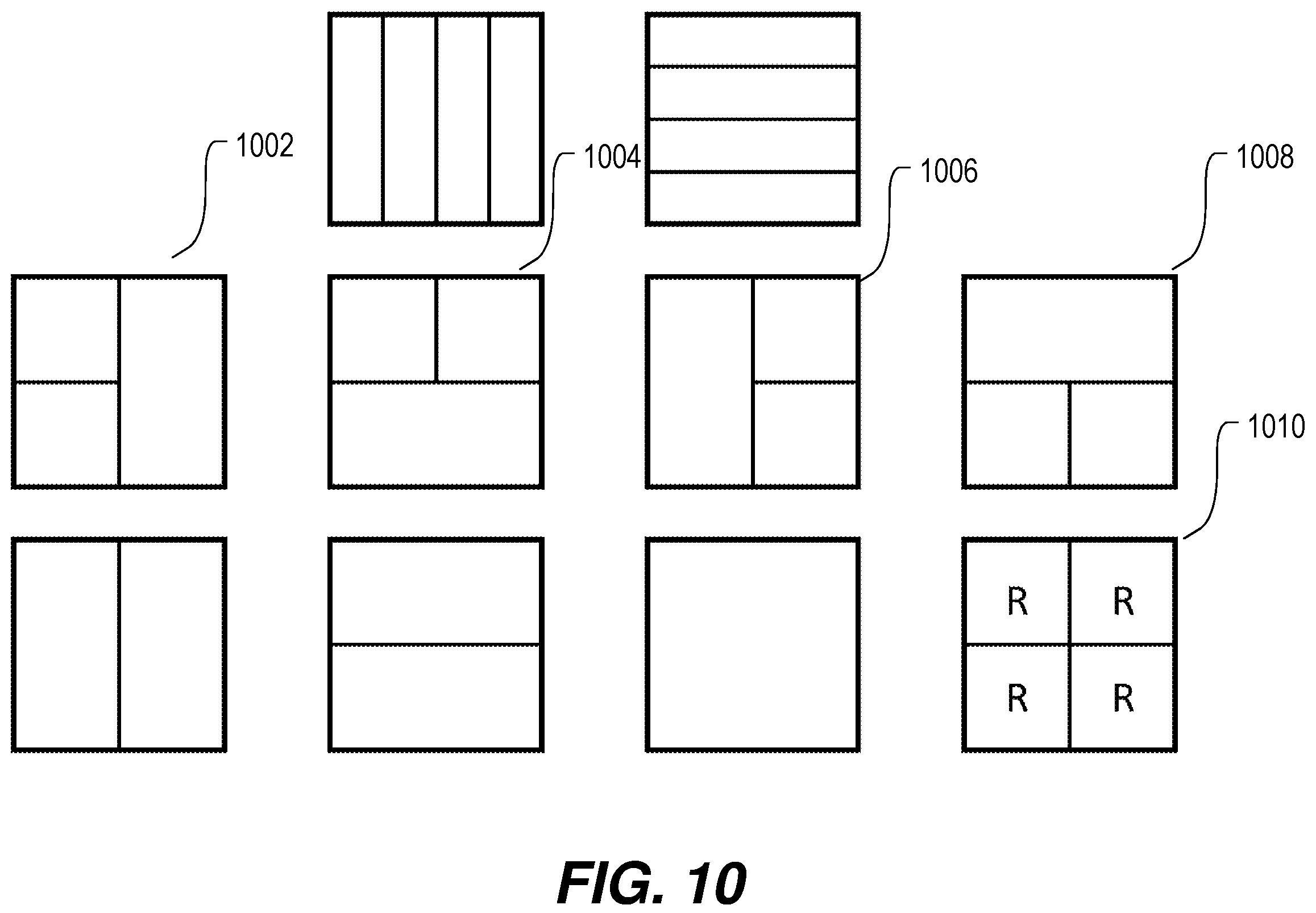 Patent US12126794 Figure 11 – Adaptive transforms for compound inter-intra prediction modes