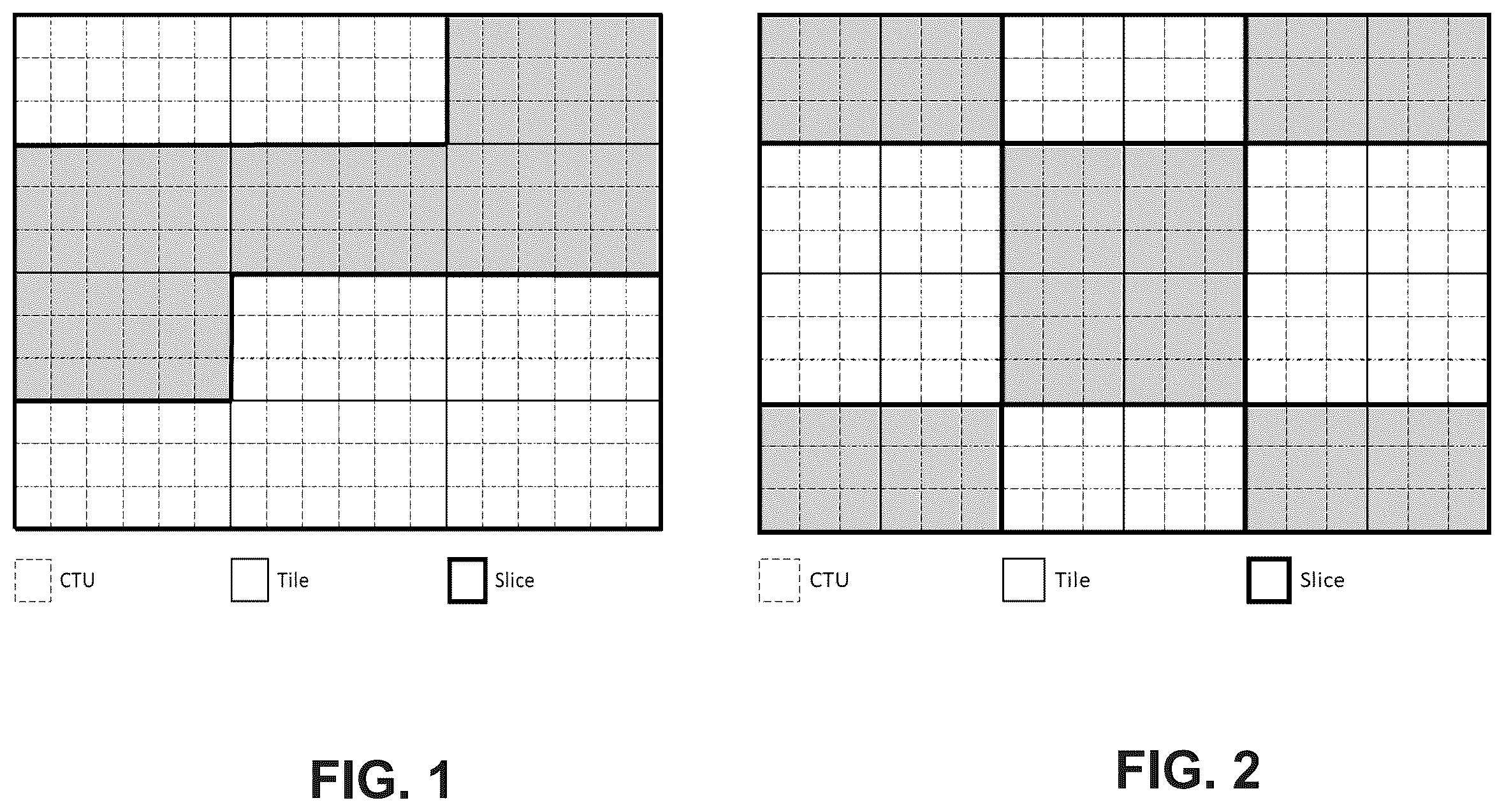 Patent US12126805 Figure 1 – Coding of pictures containing slices and tiles