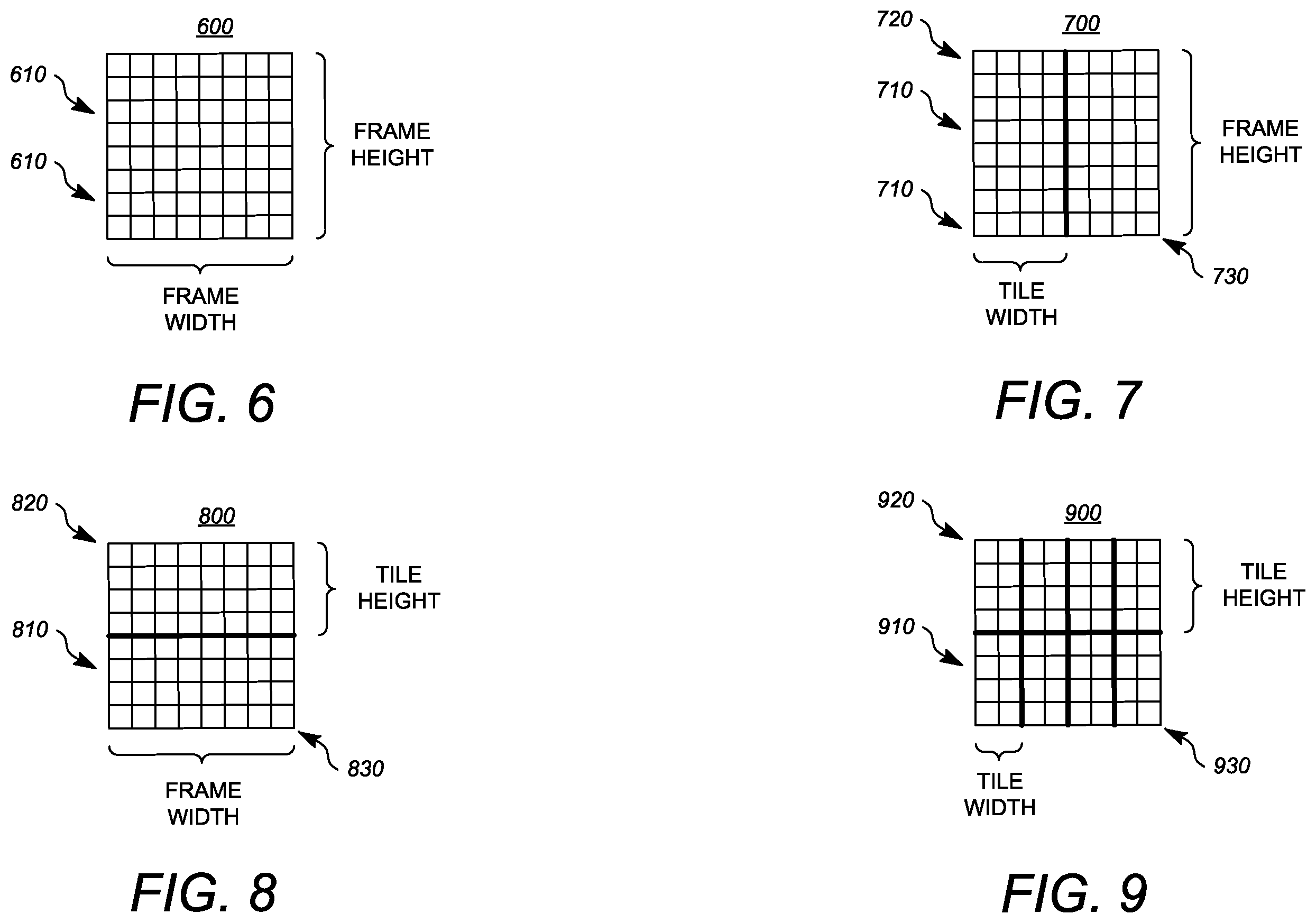 Patent US12126811 Figure 6 – Encoding and decoding using tiling
