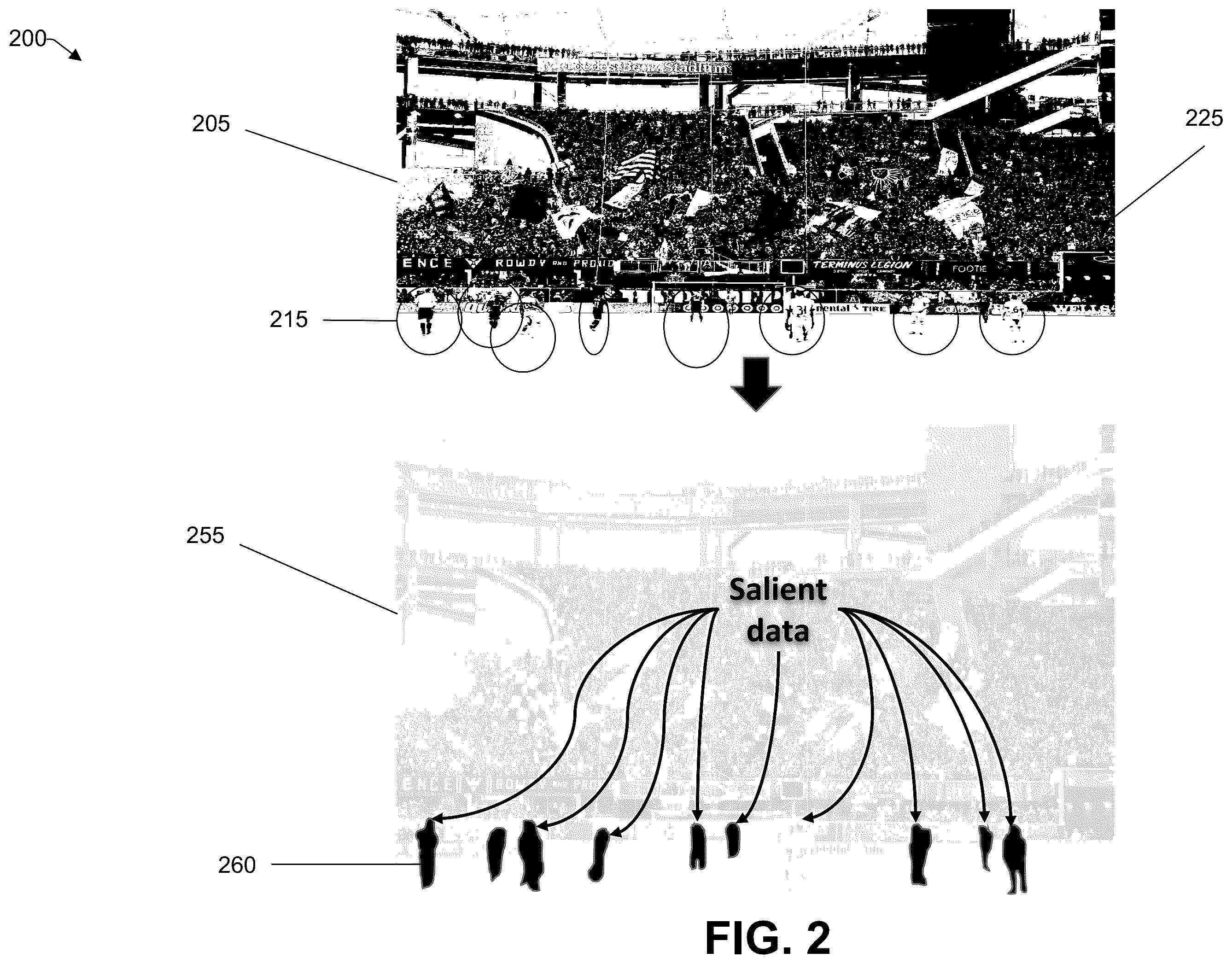 Patent US12126828 Figure 2 – Video encoding through non-saliency compression for live streaming of high definition videos in low-bandwidth transmission