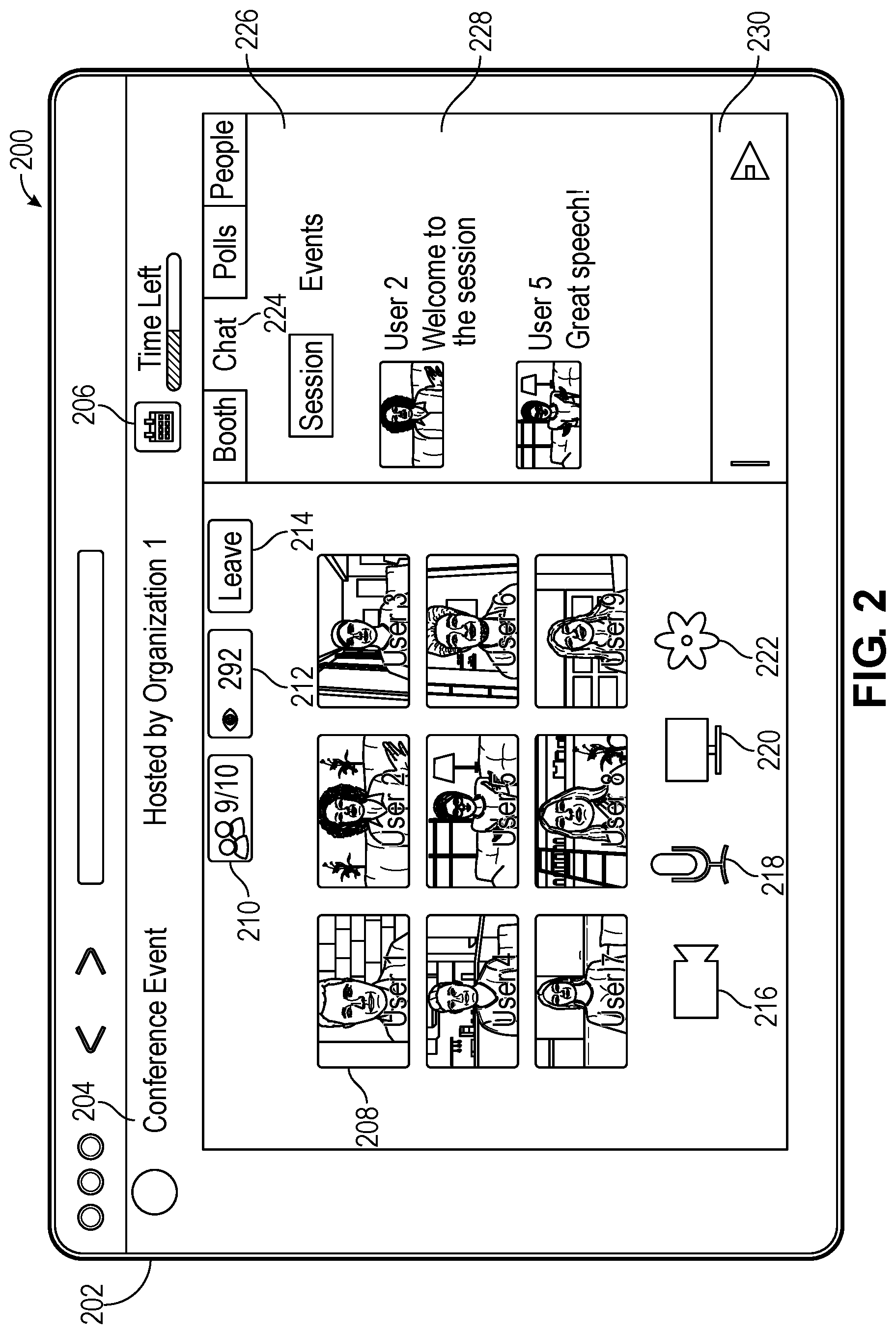 Patent US12126843 Figure 2 – Centralized streaming video composition
